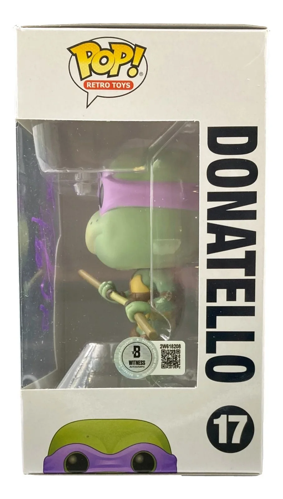 Corey Feldman — Corey Feldman Signed Teenage Mutant Ninja Turtles Funko Pop #17 Love BAS, image 2