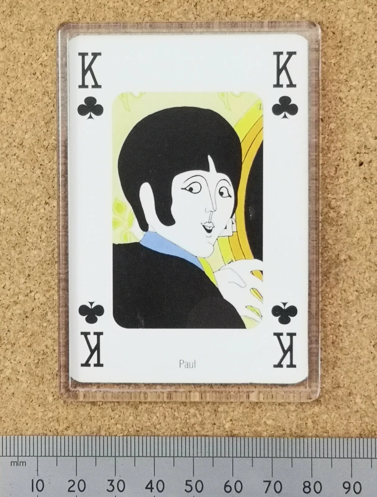Fridge Magnet (FB6) The Beatles Yellow Submarine Playing Card - Various, image 3