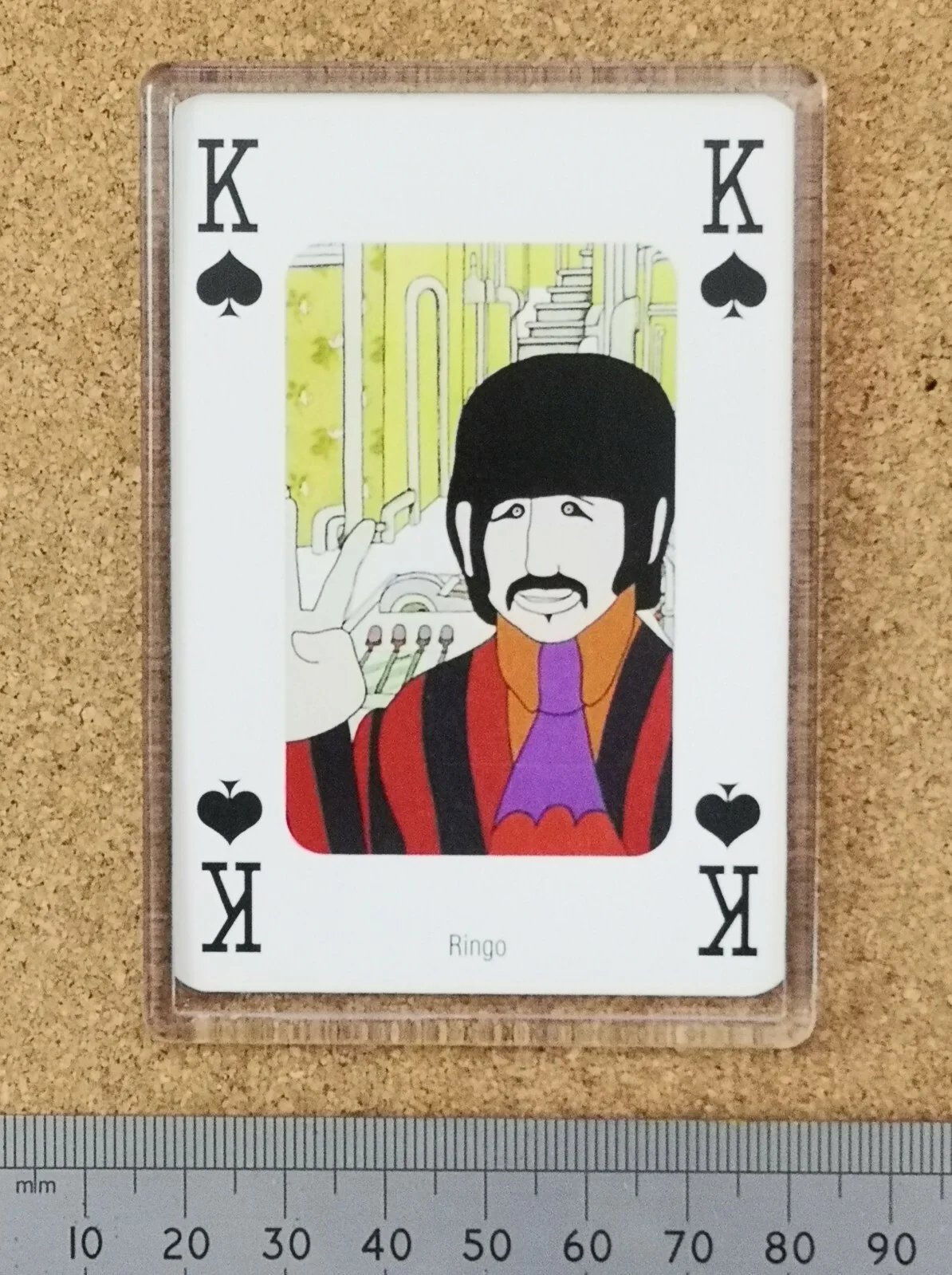 Fridge Magnet (FB6) The Beatles Yellow Submarine Playing Card - Various, image 5