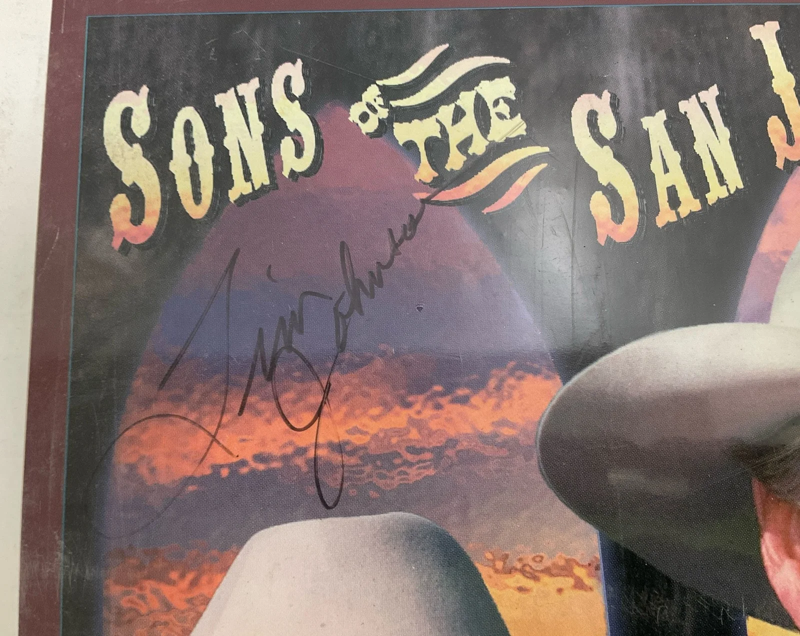 Sons of the San Joaquin Autographed Gospel Trails Cover Print, изображение 2