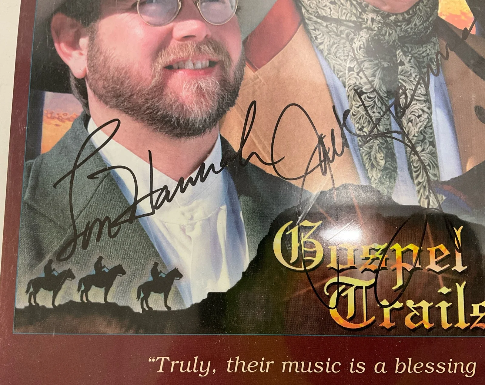 Sons of the San Joaquin Autographed Gospel Trails Cover Print, изображение 4