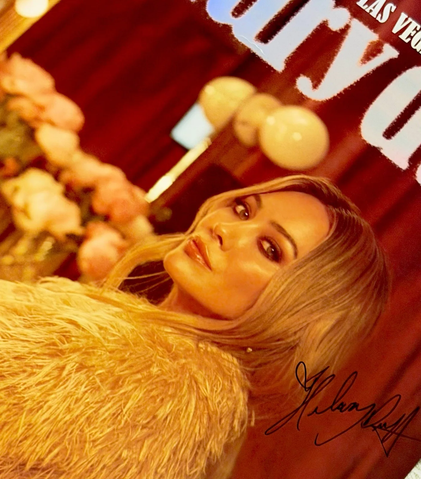 Hilary Duff Live In Las Vegas Signed Poster Autographed Sold Out Black Sharpie, image 3