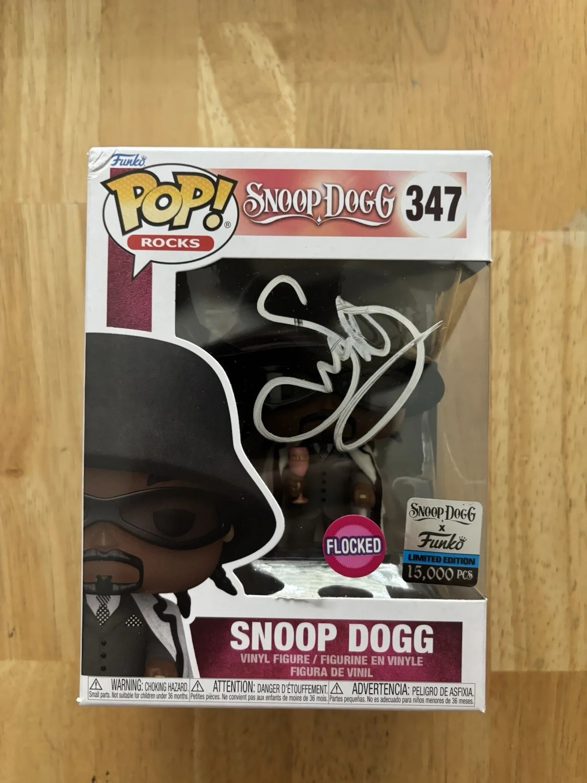 Snoop Dogg Signed Autographed Funko Pop #347 JSA COA., image 2