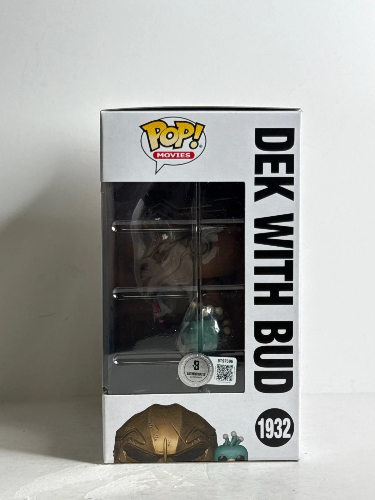 Dimitrius Schuster - Kolomatangi — Dimitrius Schuster-Koloamatangi Signed Predator Badlands Funko #1932 BAS, image 2