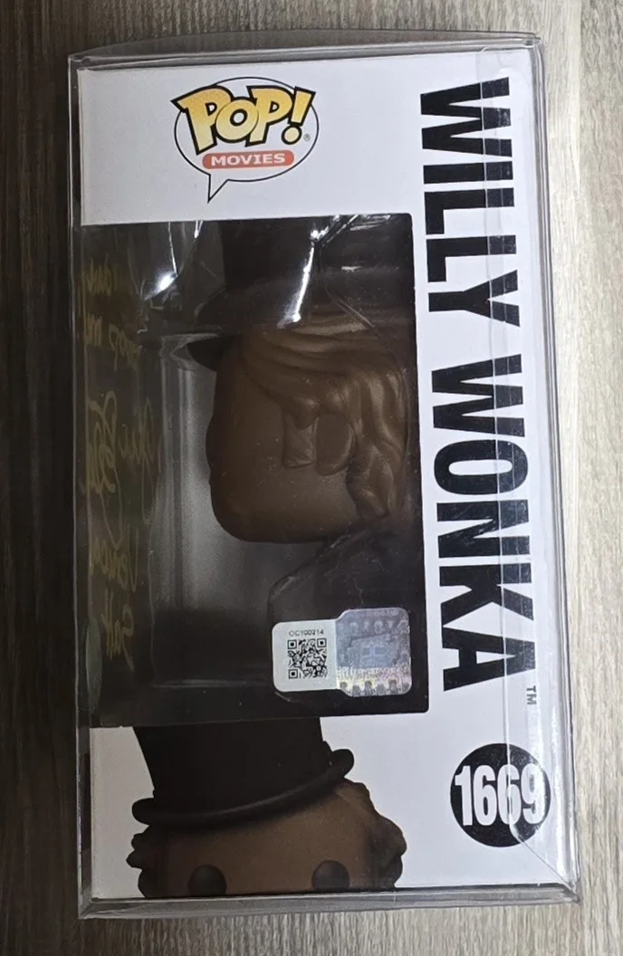 Julie Dawn Cole — Funko POP! Julie Dawn Cole Auto Signed 1669 Veruca Salt Willy Wonka w/Protector, изображение 2