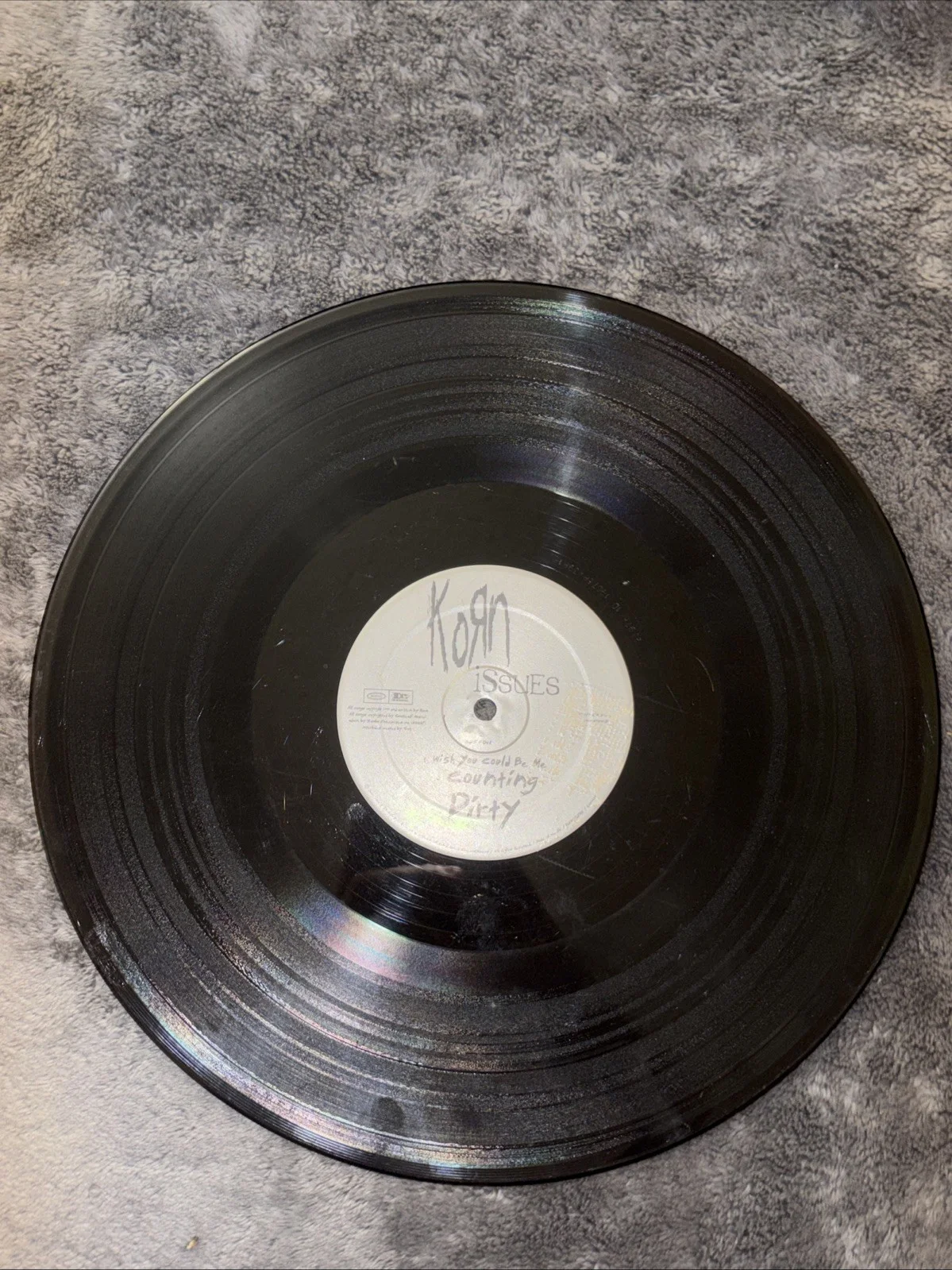 Jonathan Davis Korn Issues Signed Vinyl Record, image 3