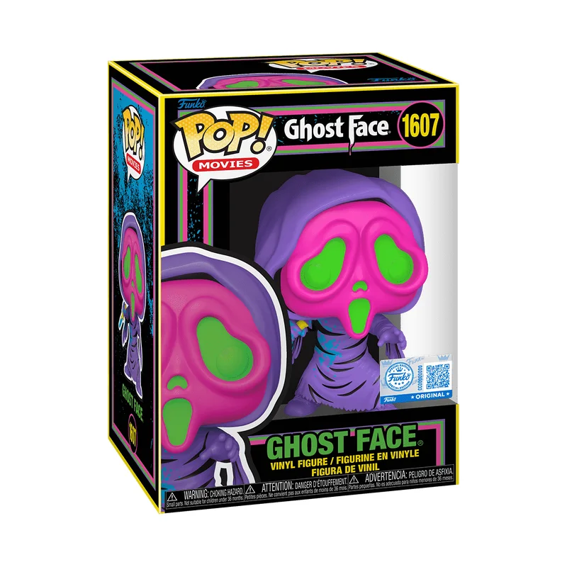 Matthew Lillard — Matthew Lillard Signed Funko #1607 Ghost Face (Scream) - Blacklight w/Hard Stack, image 4