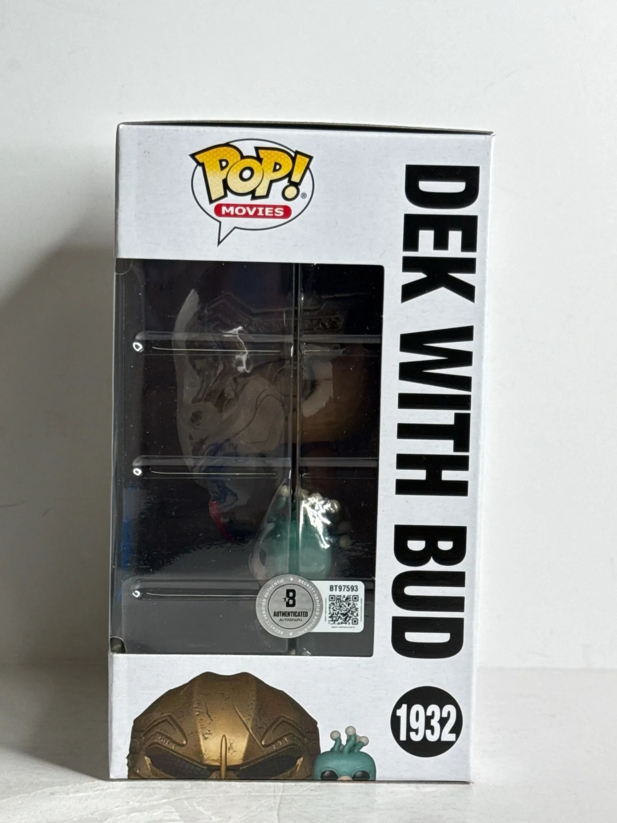 Dimitrius Schuster - Kolomatangi — Dimitrius Schuster-Koloamatangi Signed Predator Badlands Funko #1932 BAS, image 2