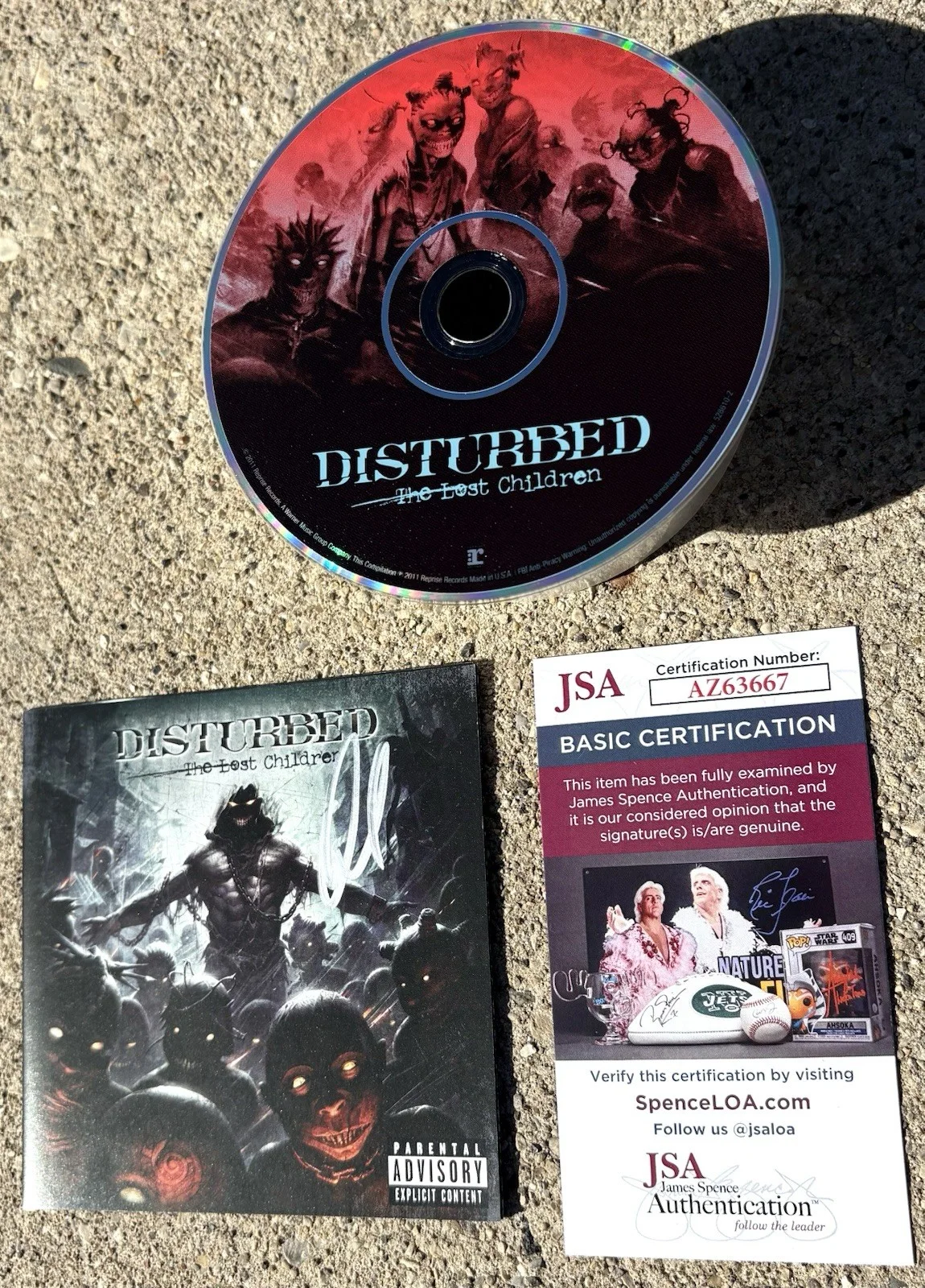 DISTURBED David Draiman SIGNED CD JSA COA Believe, image 3