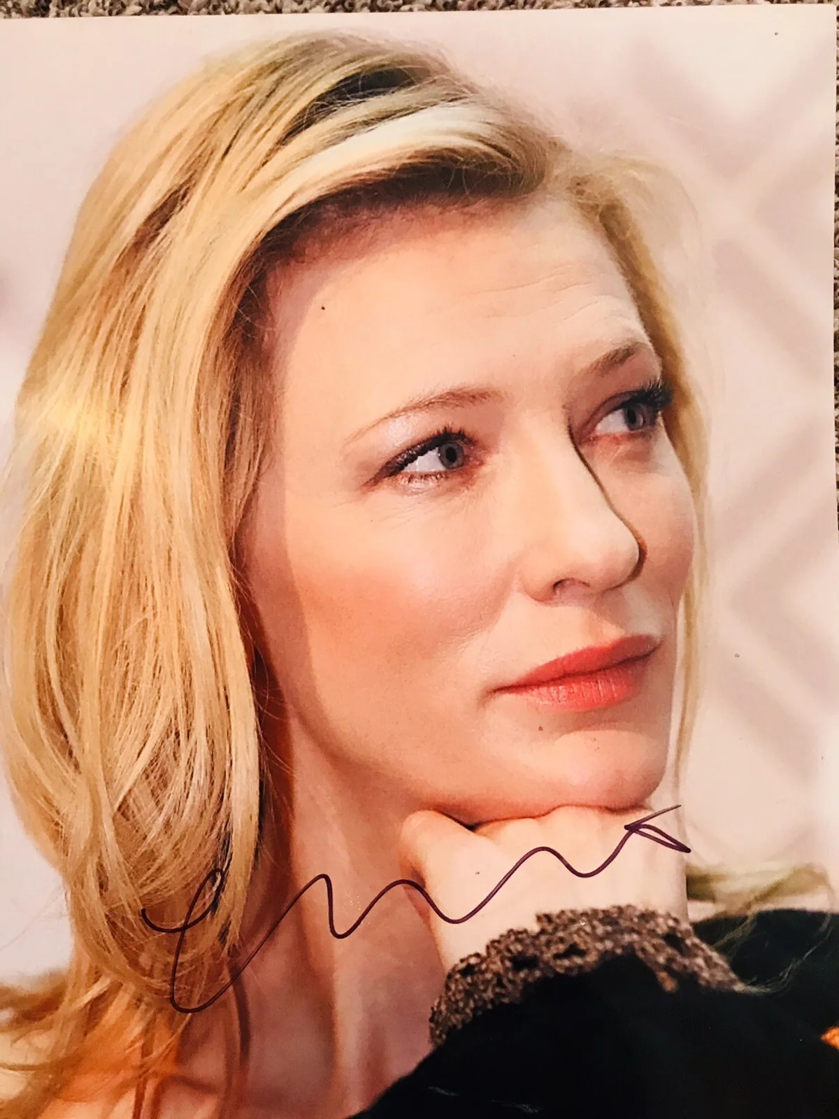 Cate Blanchett — Cate Blanchett signed 8x10 photo. Proof. Benjamin Buttons. Oscar Winner, image 3