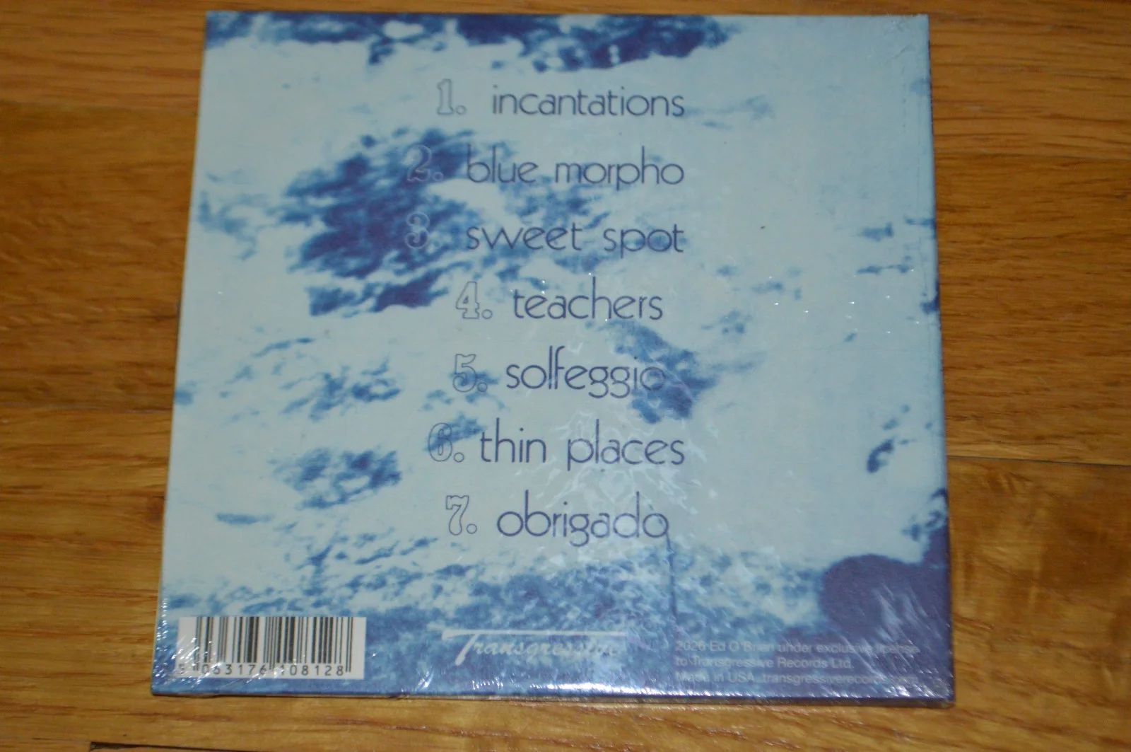 Ed O'Brien Autographed "Blue Morpho" Postcard with COA ~ Radiohead 2026, изображение 5