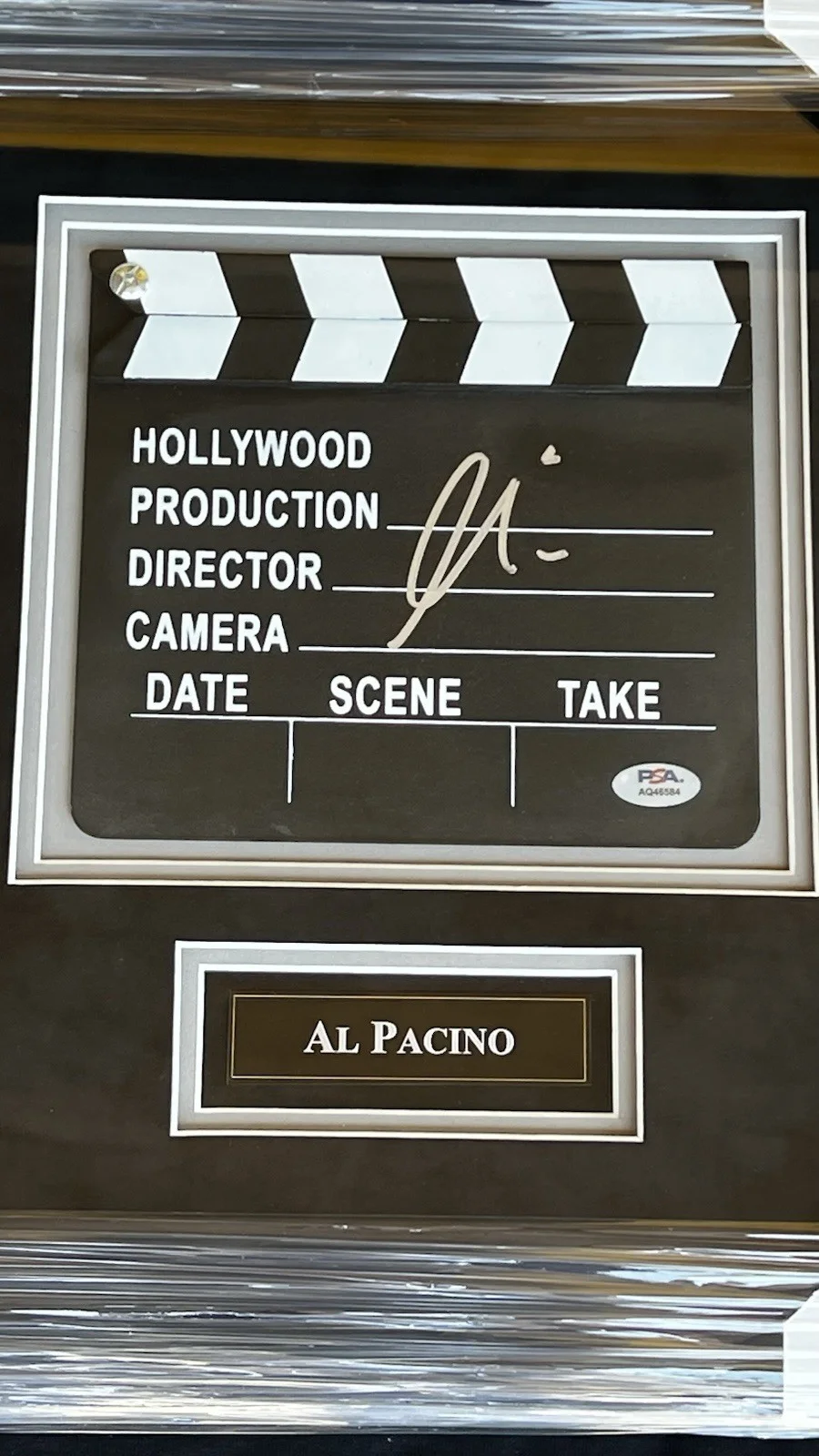 Al Pacino — Al Pacino signed autograph Scarface Clapboard Custom Frame PSA DNA, image 3