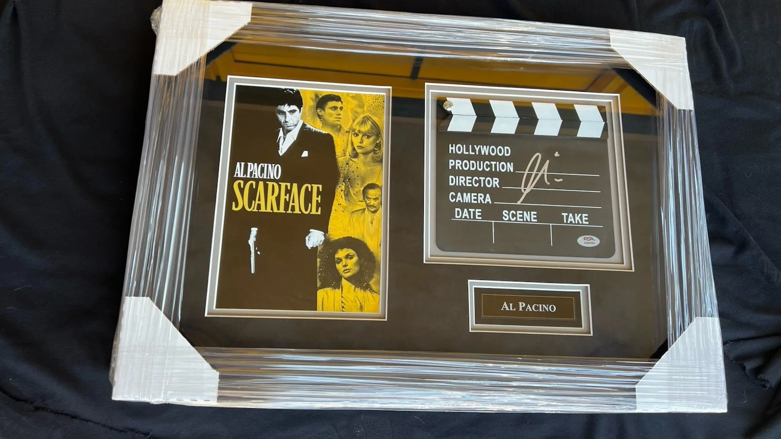 Al Pacino — Al Pacino signed autograph Scarface Clapboard Custom Frame PSA DNA, image 4