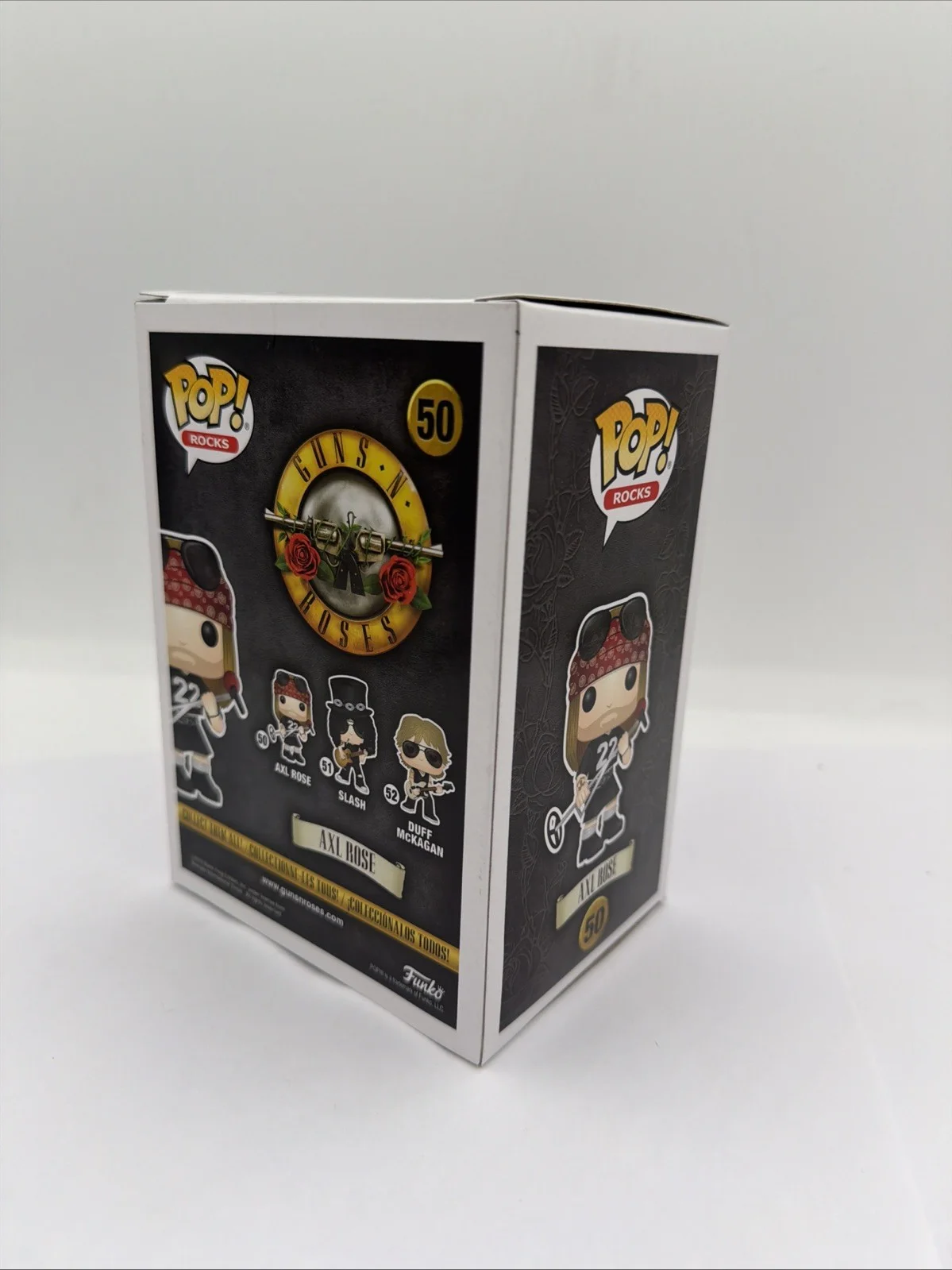 AXL ROSE Autographed Signed GUNS N ROSES Funko POP #50 Mint Condition W/ Case, image 5