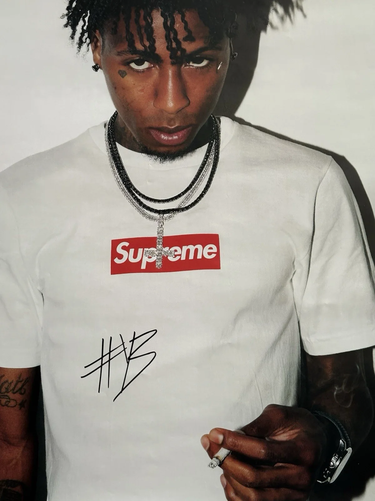 NBA Youngboy Signed SUPREME 24x36 Poster Beckett BAS COA ORIGINAL RARE GRAIL!!, image 3