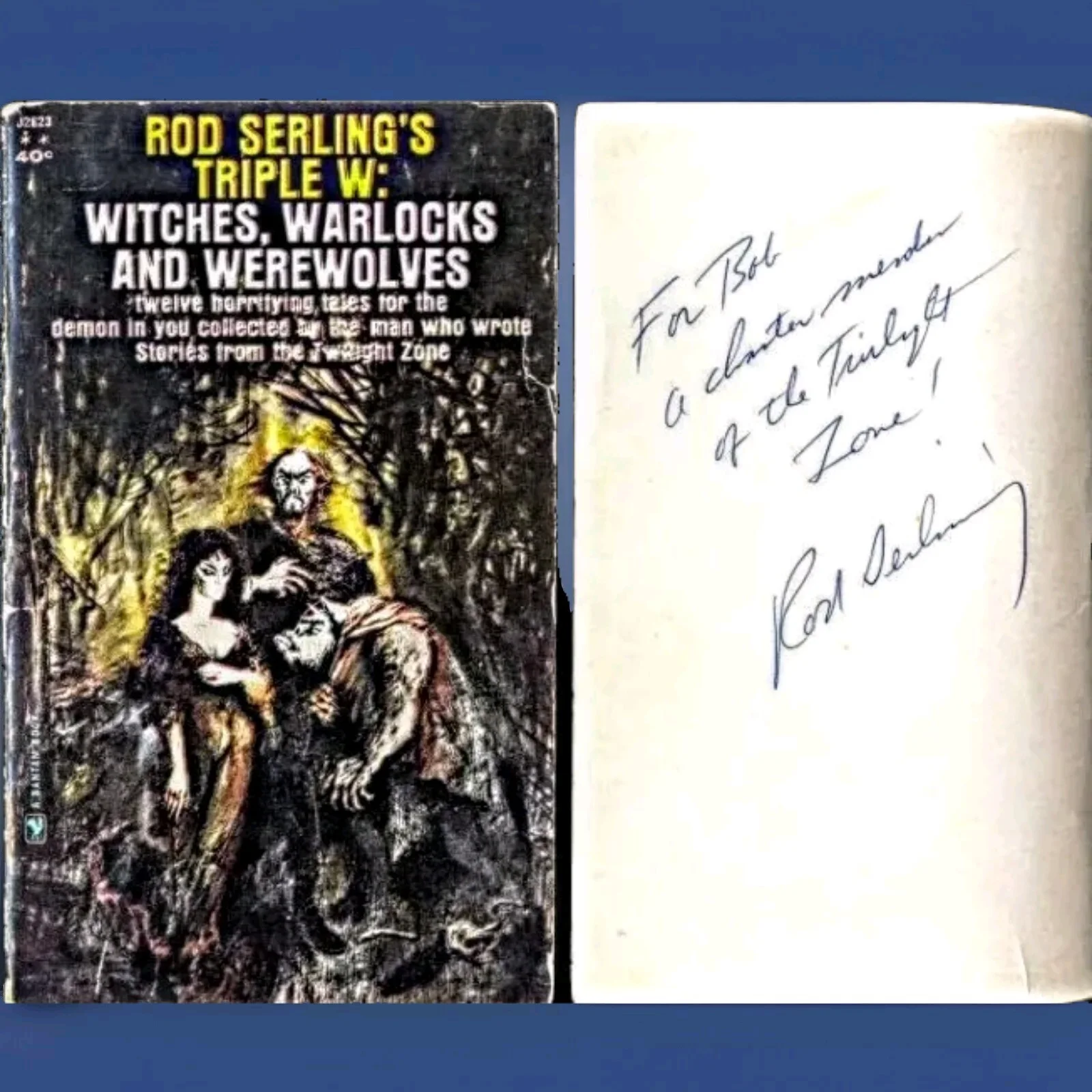 rod Serling — ROD SERLING Signed 1ST EDITION TRIPLE W (1963) AWESOME INSCRIPTION JSA COA, image 3