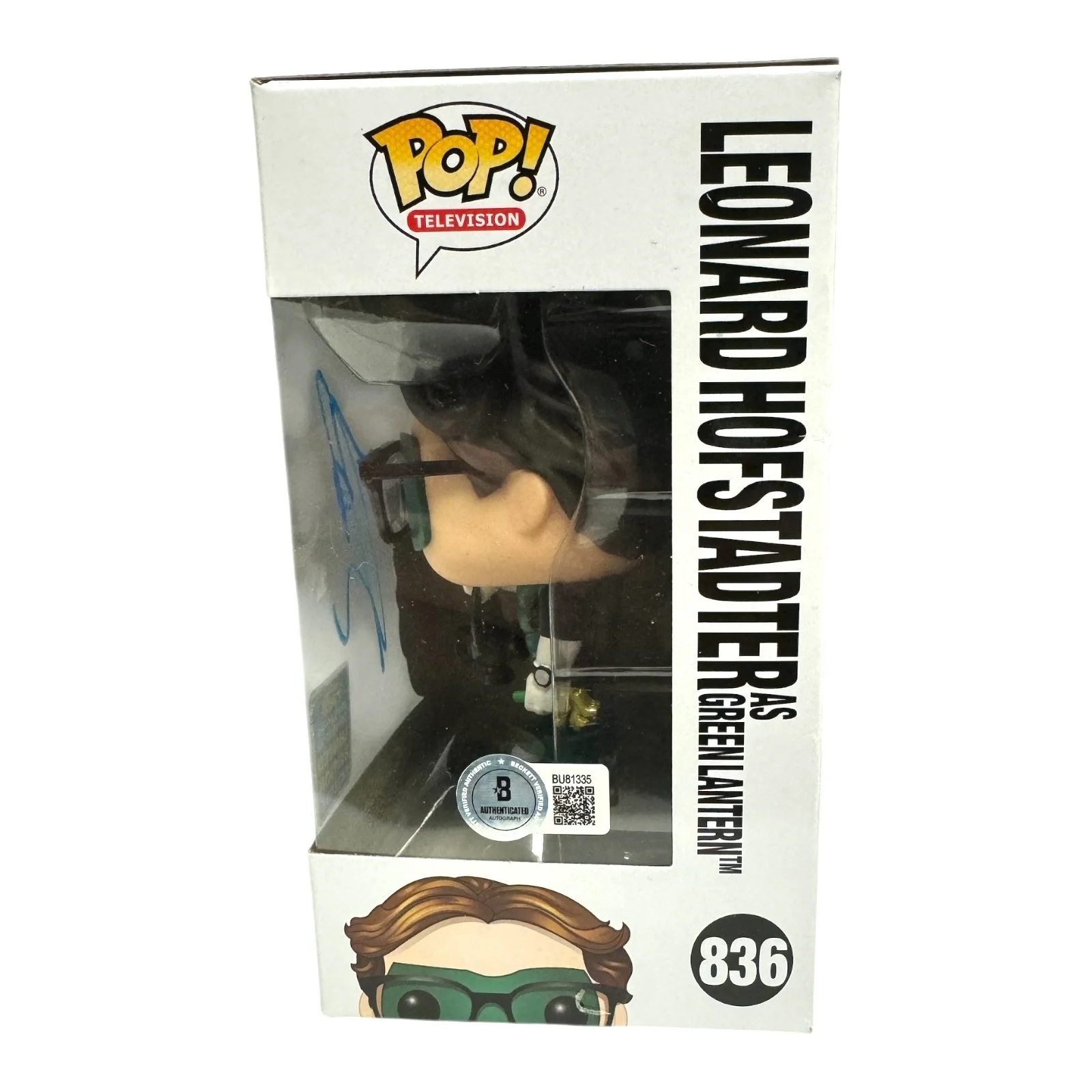 Johnny Galecki — Johnny Galecki Signed Auto The Big Bang Theory Funko Pop 836 BAS Beckett Leonard, изображение 2