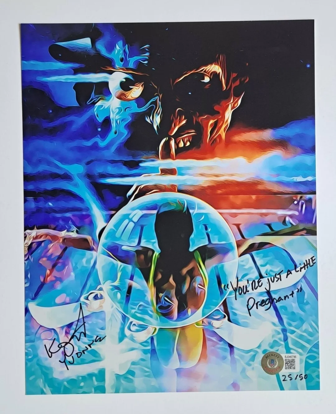 KELLY JO MINTER Signed Inscribed /50 Nightmare On Elm Street 5 Photo Beckett BAS, изображение 2