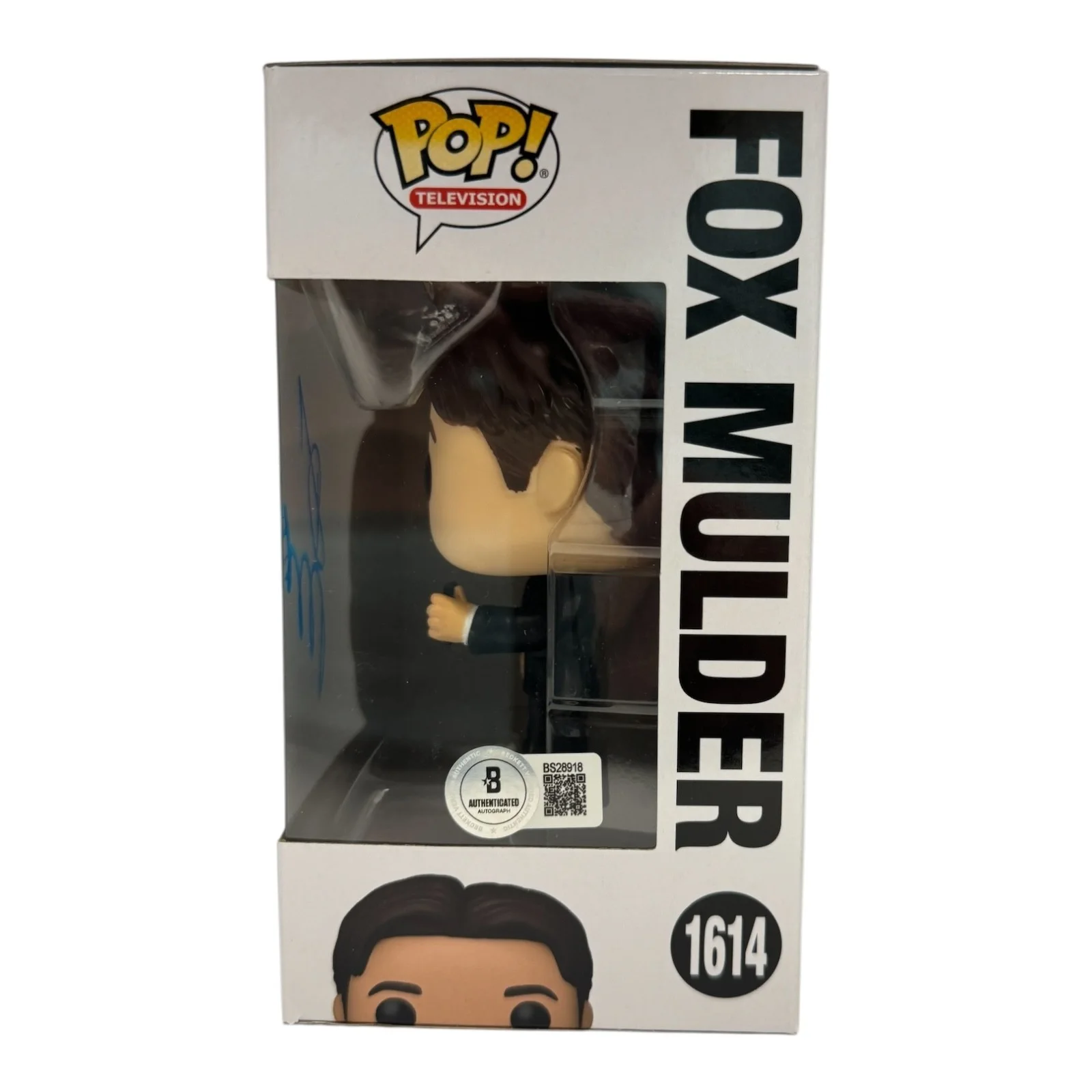 David Duchovny — David Duchovny Signed Autograph The X Files Funko Pop 1614 Beckett BAS Mulder, изображение 2