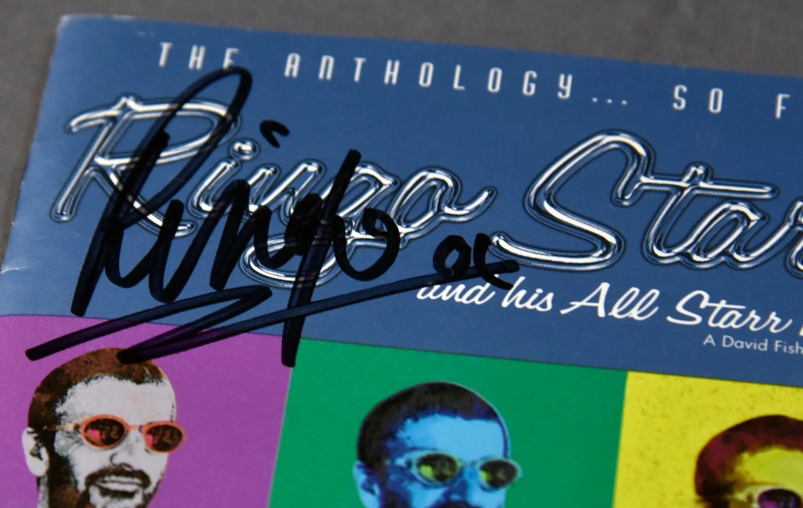 Anthology...So Far Ringo Starr Autographed CD Booklet-Beatles -2000, image 2