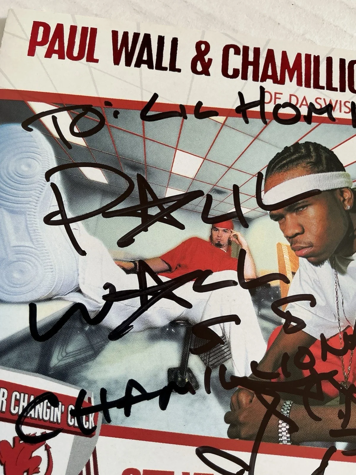 Paul Wall & Chamillionaire Get Ya Mind Correct CD 2002 Signed Autographed RARE, image 4