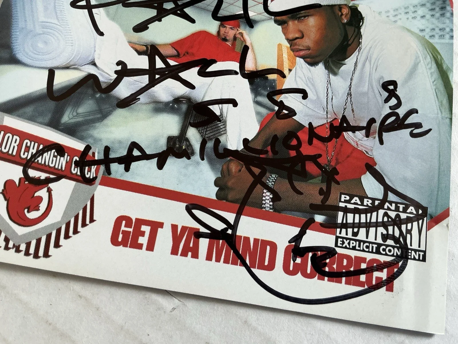 Paul Wall & Chamillionaire Get Ya Mind Correct CD 2002 Signed Autographed RARE, image 5
