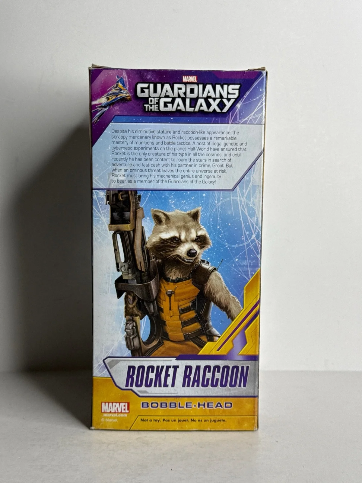 Stan Lee — Stan Lee Signed Marvel Guardians Of The Galaxy Wacka Wobbler Raccoon Y36054, изображение 3