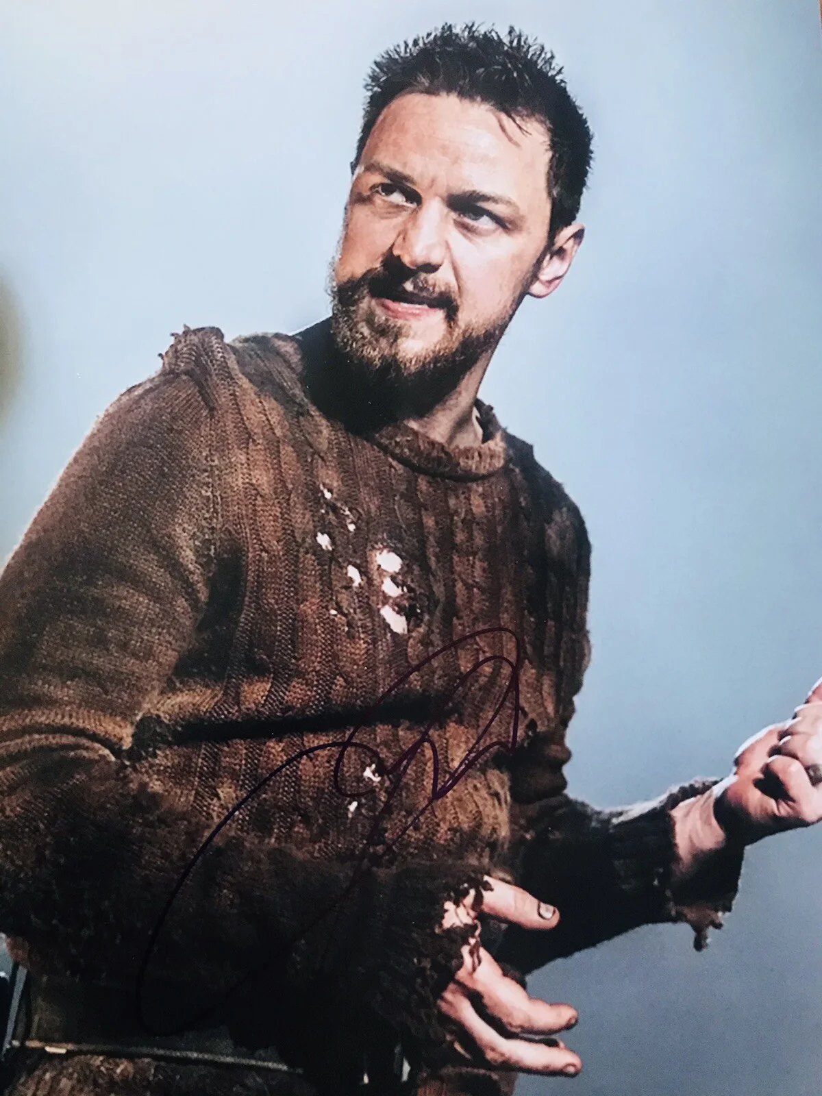 James McAvoy — James McAvoy signed Macbeth 8x10 Photo In Person. Exact Proof. X Men Days Future, image 2