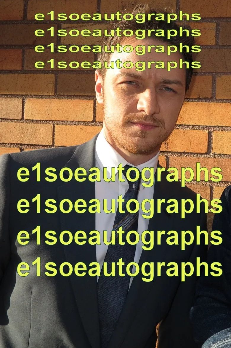 James McAvoy — James McAvoy signed Macbeth 8x10 Photo In Person. Exact Proof. X Men Days Future, image 4