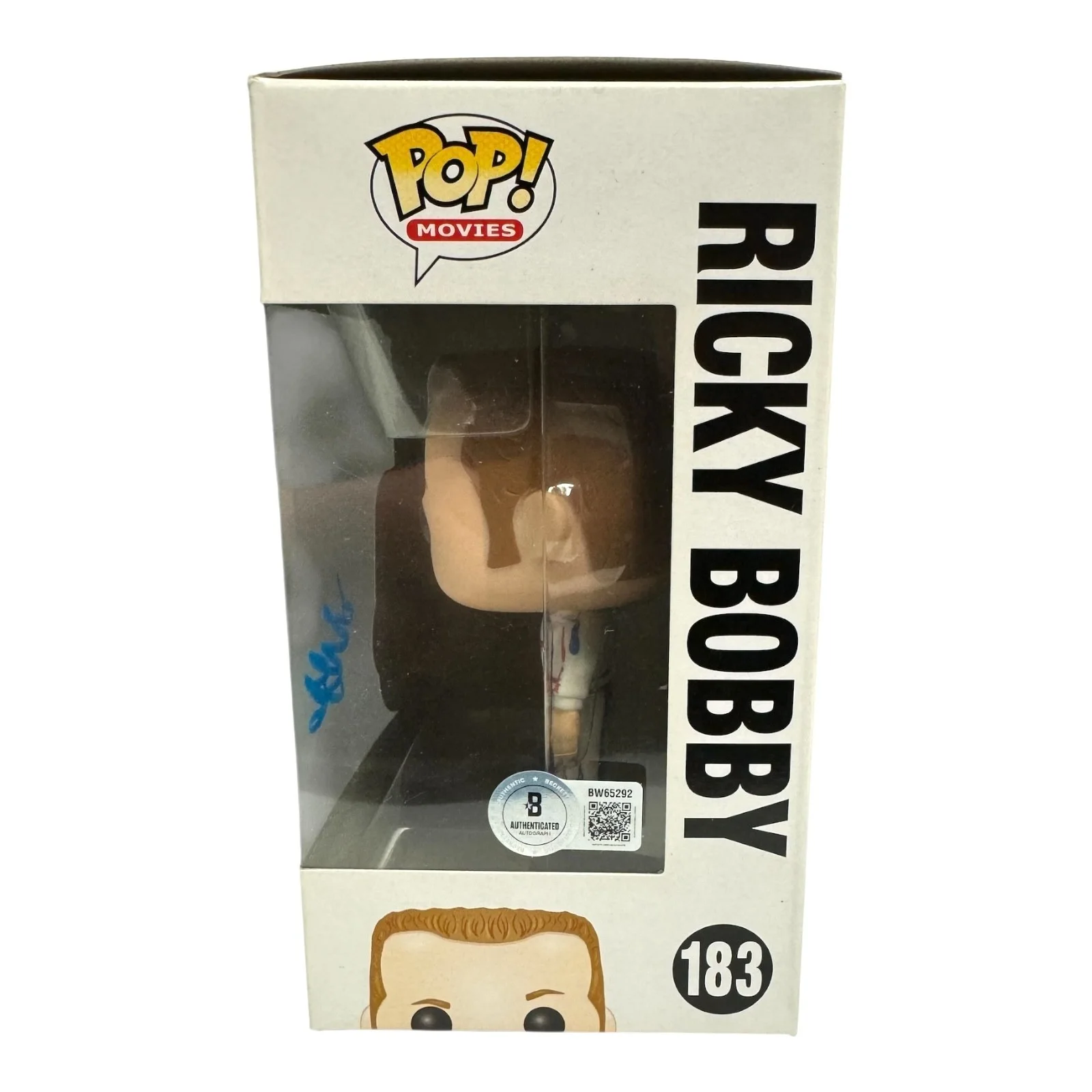 Will Ferrell — Will Ferrell Signed Autograph Talladega Nights Funko Pop 183 BAS Ricky Bobby, изображение 2