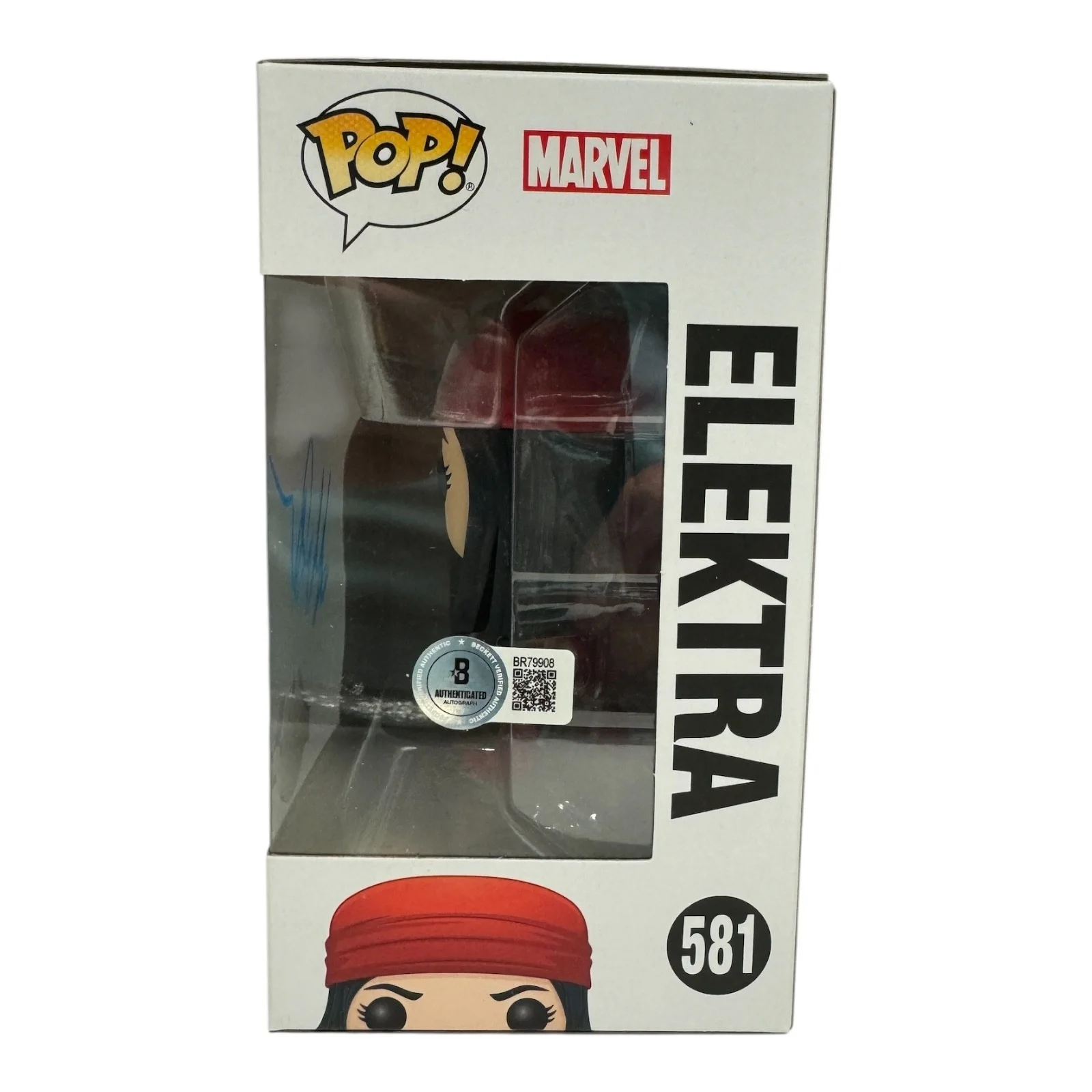 Jennifer Garner — Jennifer Garner Signed Autograph Elektra Funko Pop 581 Beckett BAS Marvel, image 2