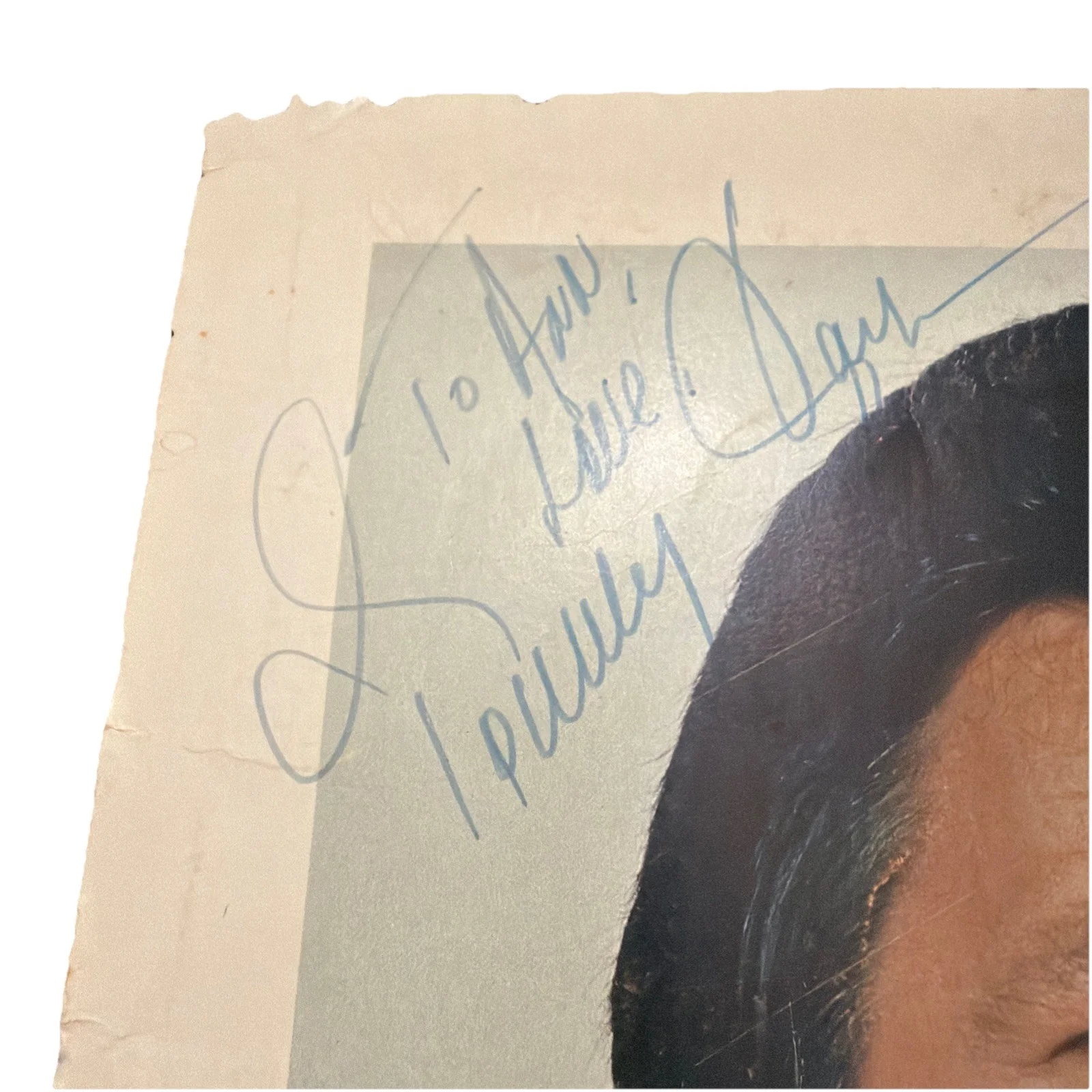 Autographed Promo Photo of Tommy Cash To ANN TOMMY CASH AUTOGRAPH, изображение 2