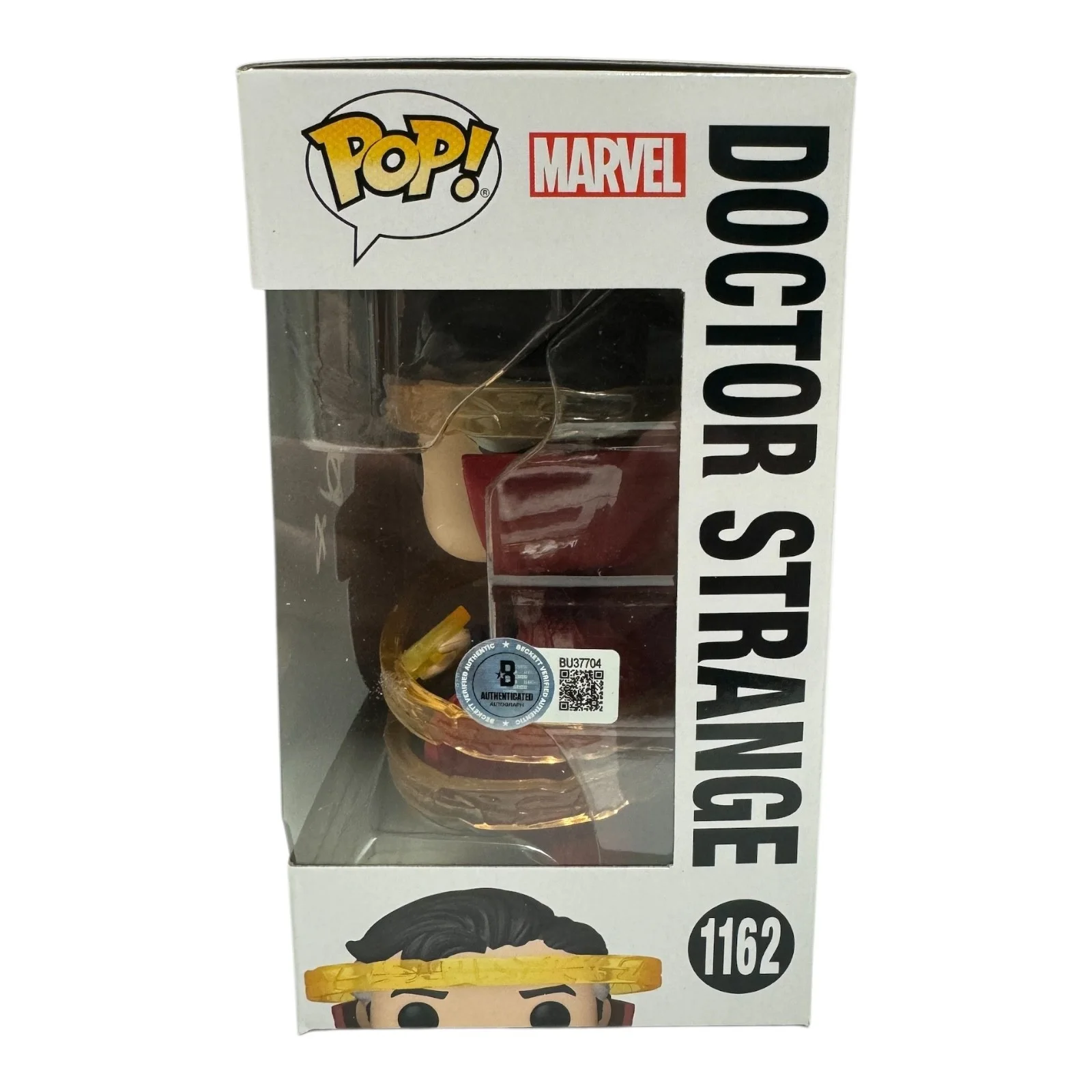 BENEDICT CUMBERBATCH — BENEDICT CUMBERBATCH SIGNED AUTO DOCTOR STRANGE FUNKO POP 1162 BECKETT MARVEL, изображение 2