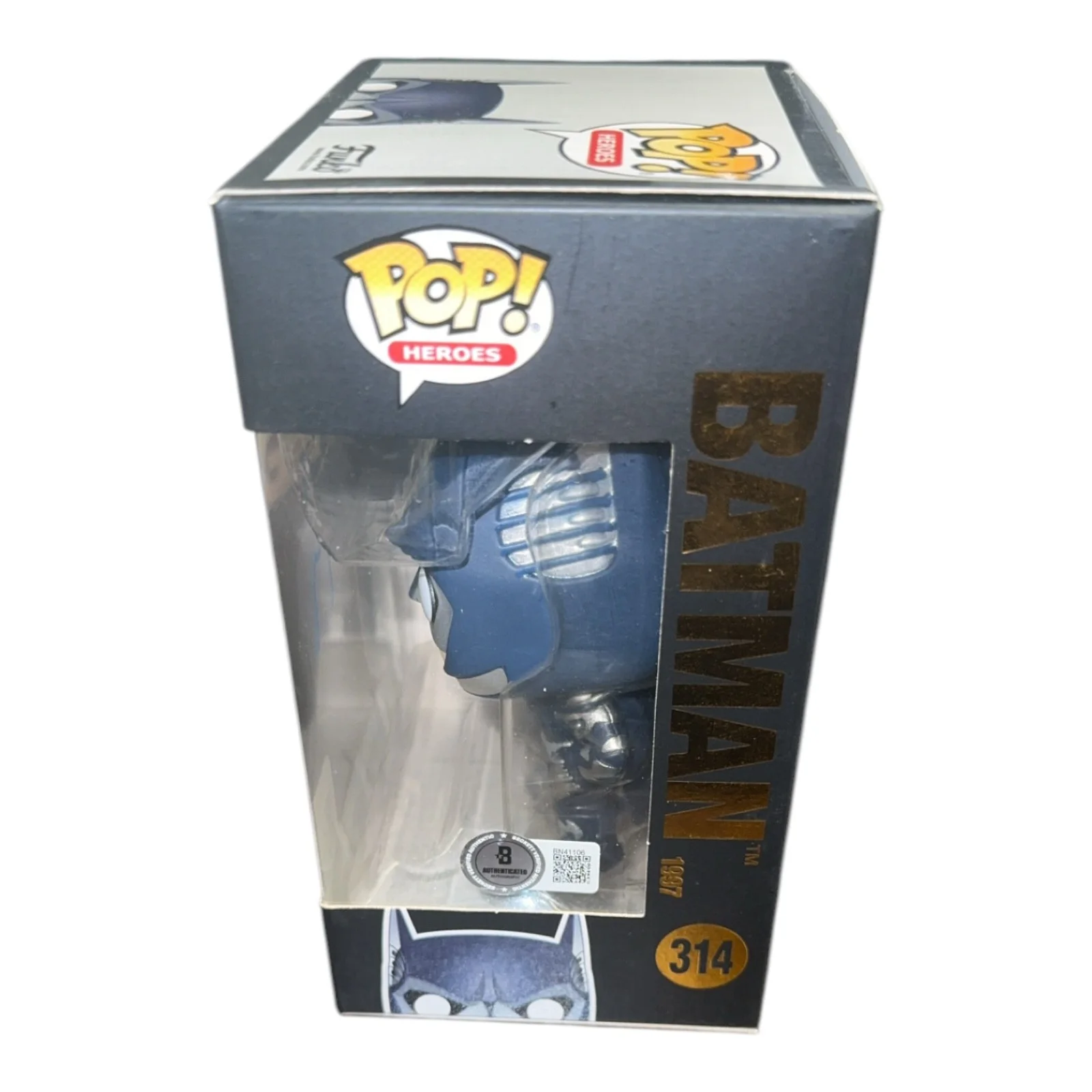 George Clooney — George Clooney Signed Autograph Batman & Robin Funko Pop 314 Beckett BAS Batman, изображение 2