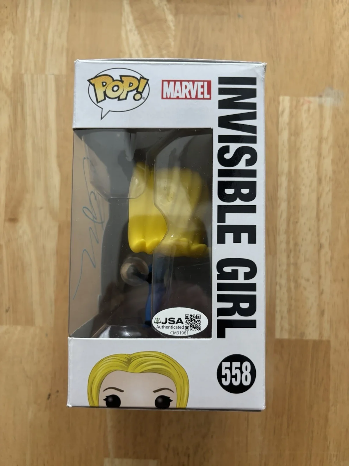 Jessica Alba — Jessica Alba Signed Autographed Funko Pop Invisible Girl Fantastic Four JSA COA, image 3