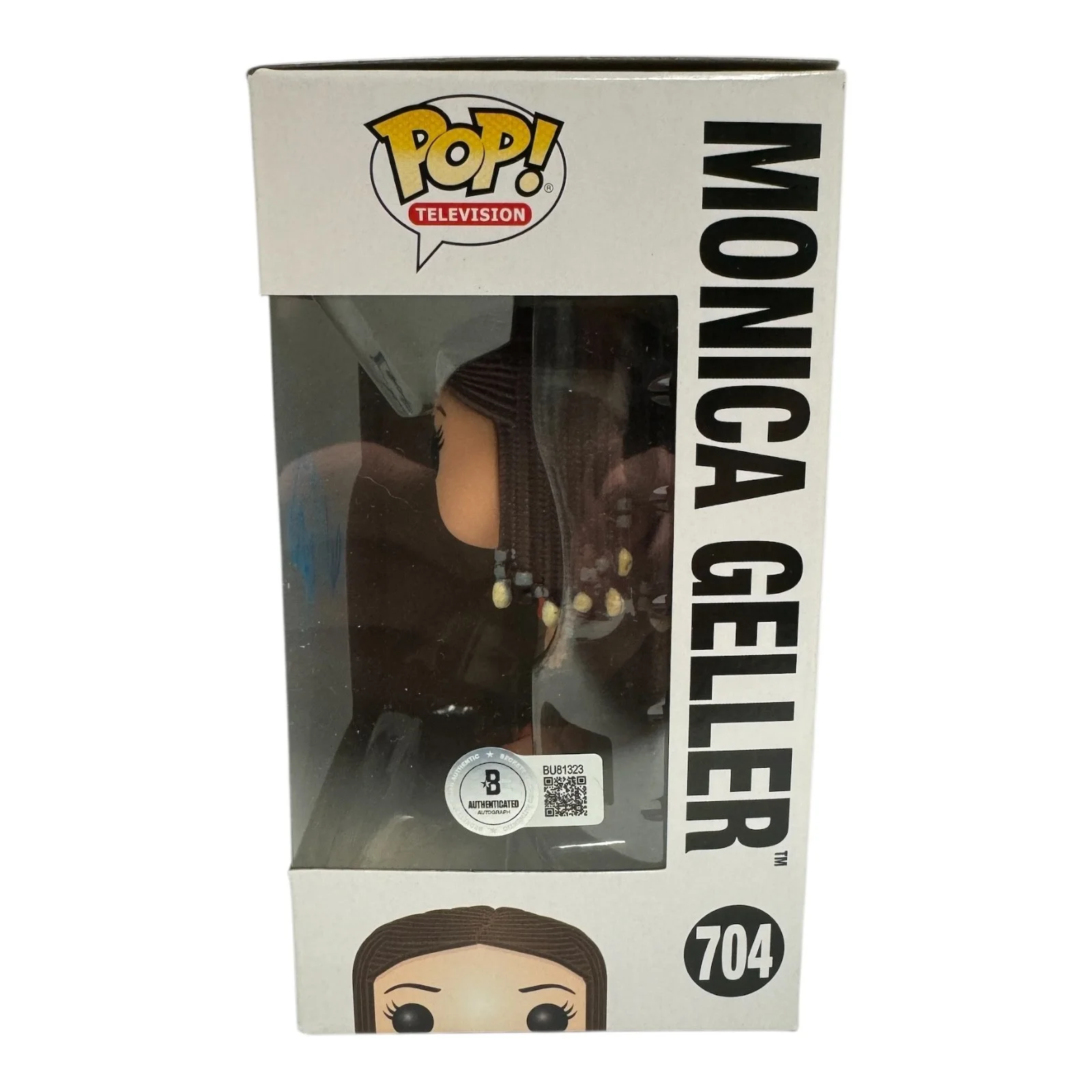 Courtney Cox — Courtney Cox Signed Autograph Friends Funko Pop 704 Beckett BAS Monica Geller, image 2