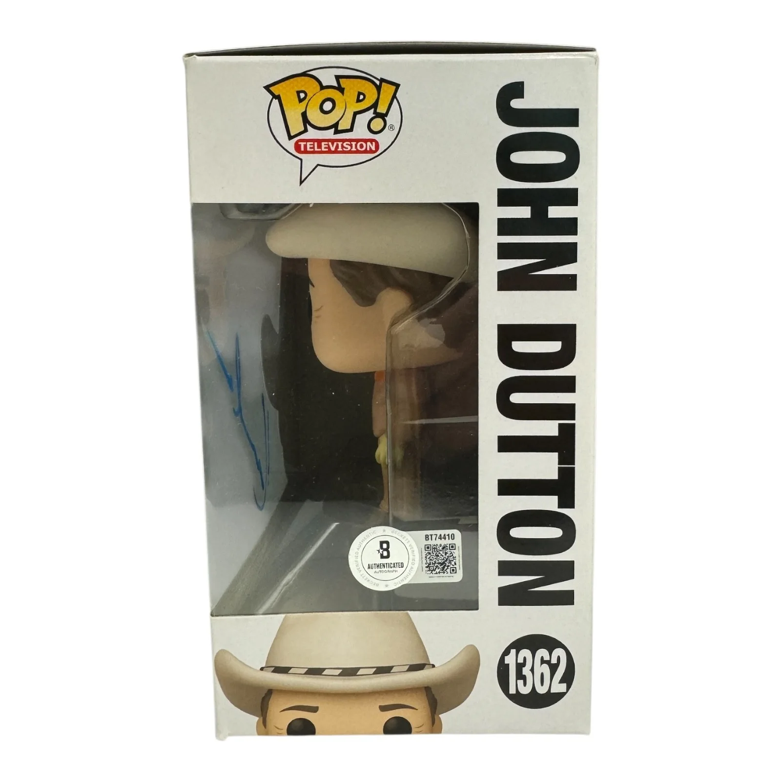KEVIN COSTNER — KEVIN COSTNER SIGNED AUTOGRAPH YELLOWSTONE FUNKO POP 1362 BECKETT JOHN DUTTON, изображение 2