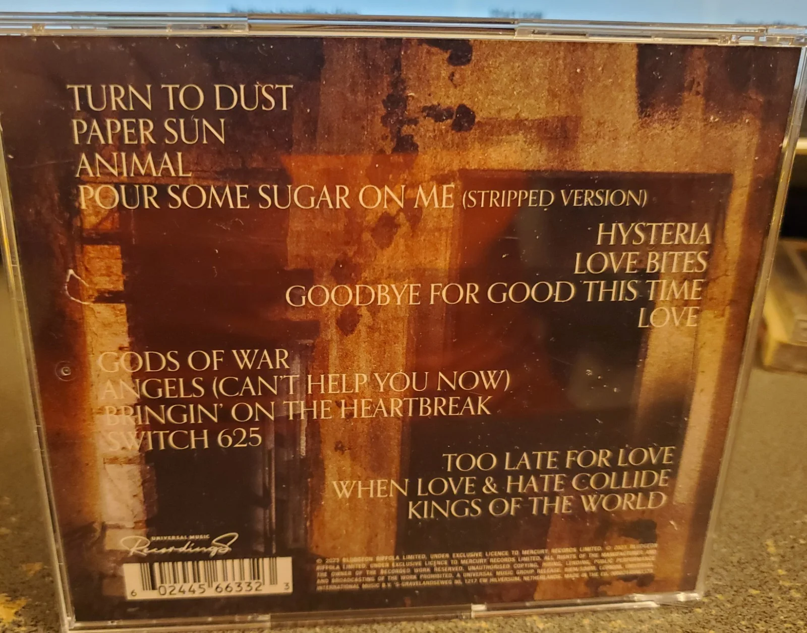 Def Leppard SIGNED CD Drastic Symphonies Autographed Insert, image 3