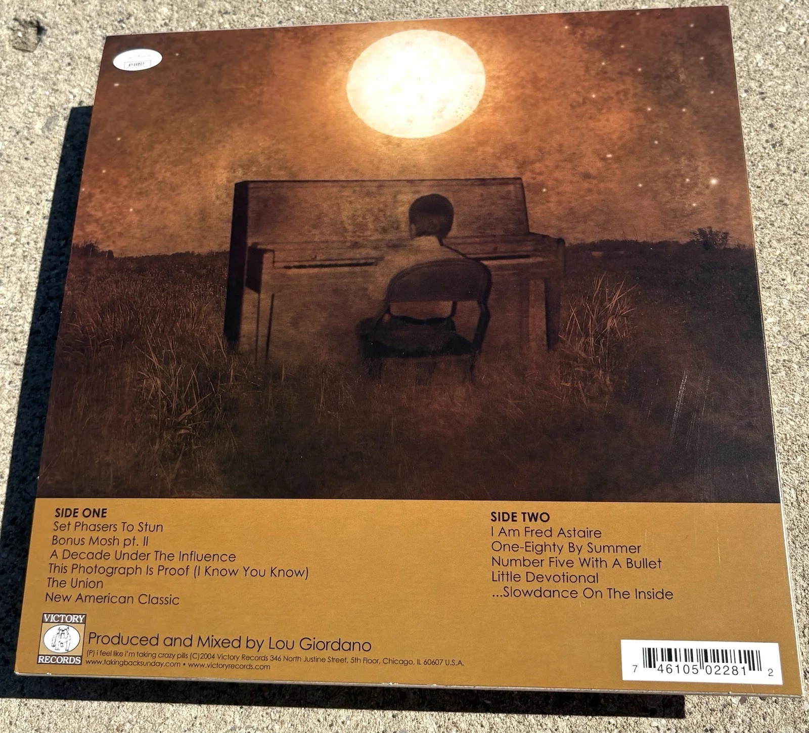 TAKING BACK SUNDAY SIGNED Vinyl JSA COA Where You Want To Be, изображение 3