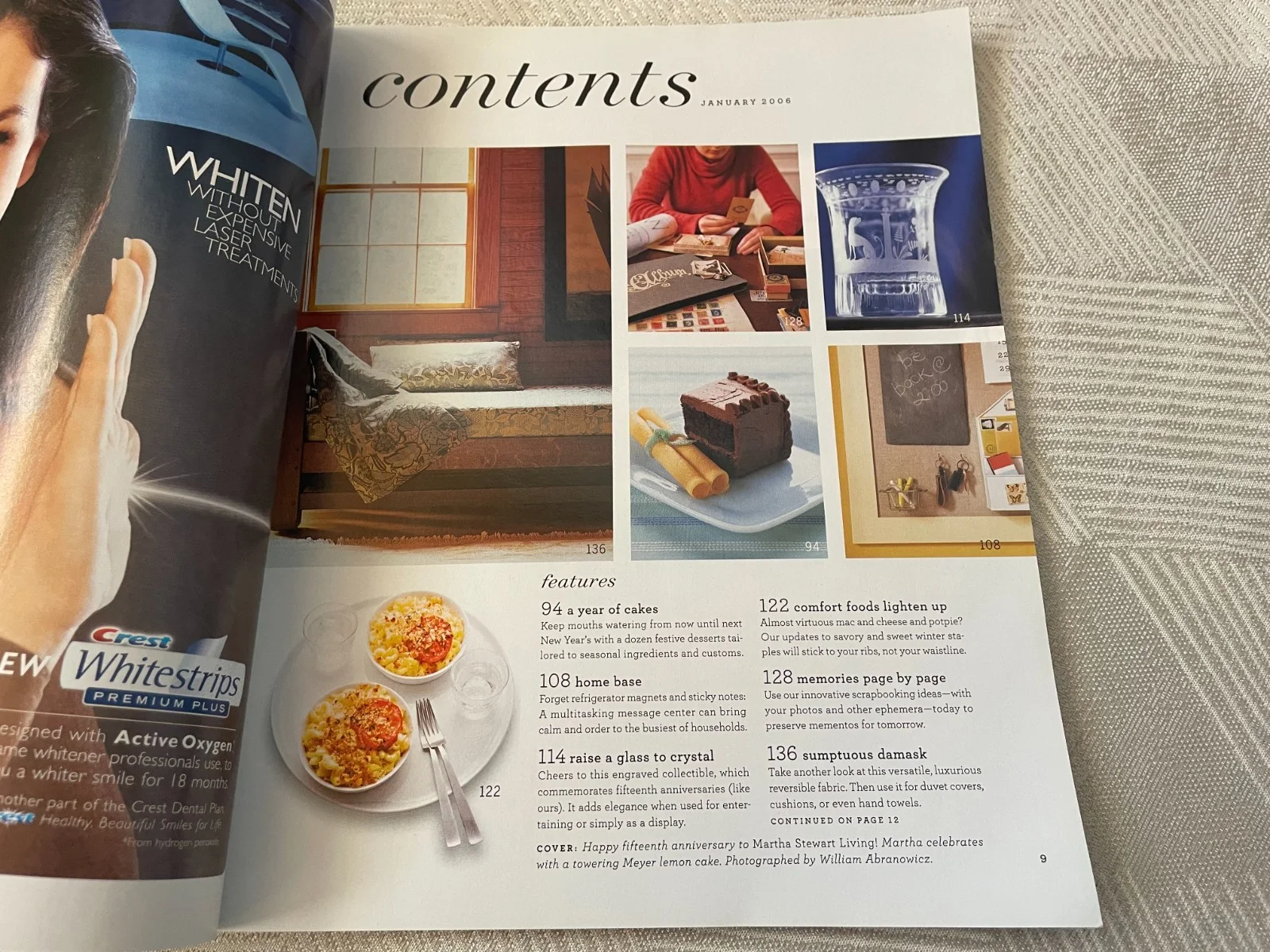 Martha Stewart — Vtg Martha Stewart Living Magazine January 2006 - 15th Anniversary Celebration, изображение 2