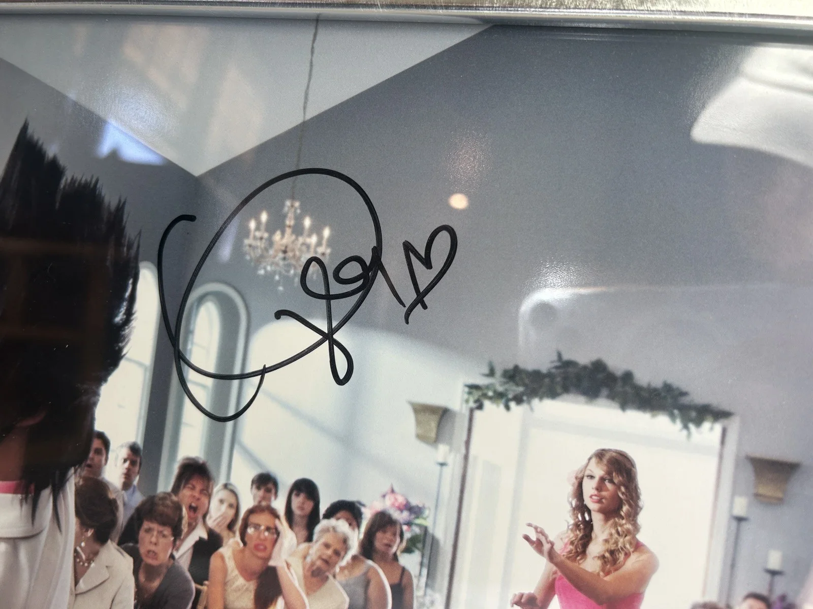Taylor Swift Signed Autograph 13x28 Framed Lithograph Speak Now Poster *Rare*, изображение 3