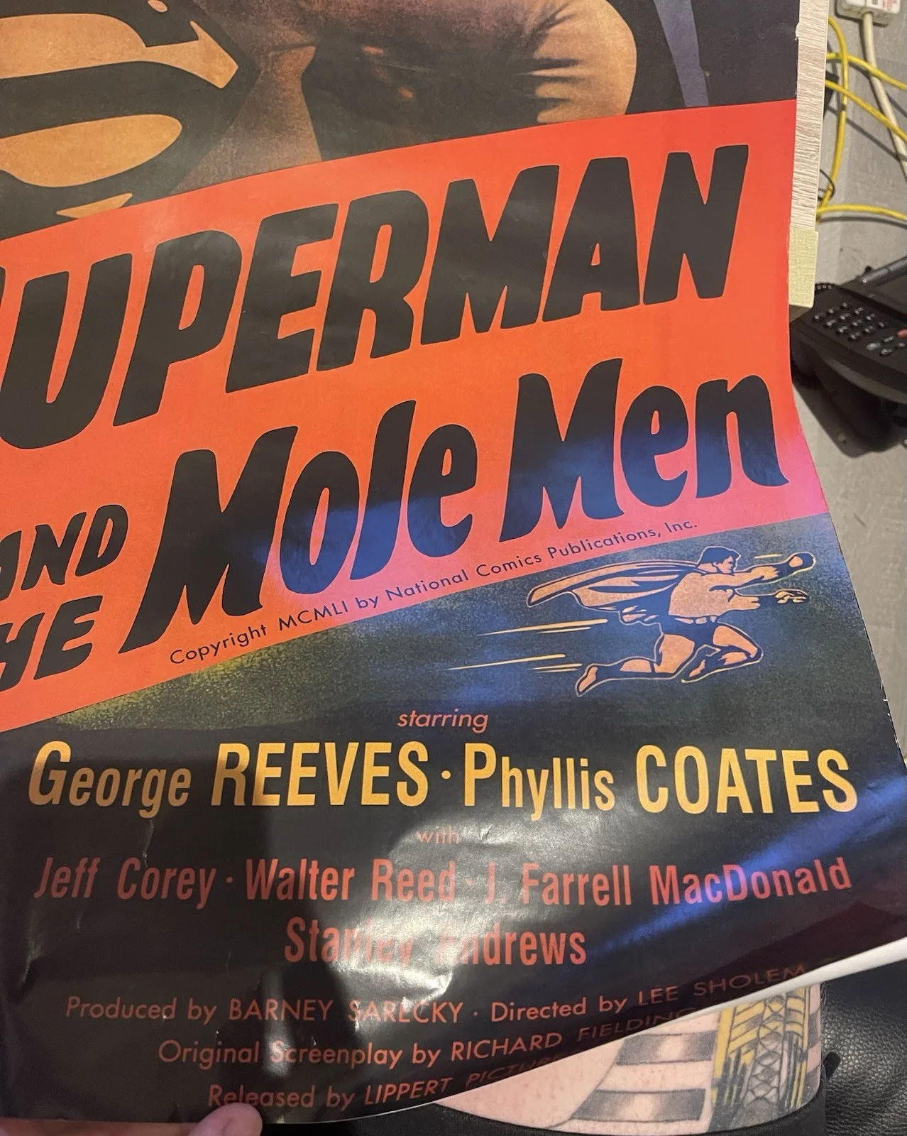 Superman and The Mole Men Movie Poster Print Large Wall Art, image 2