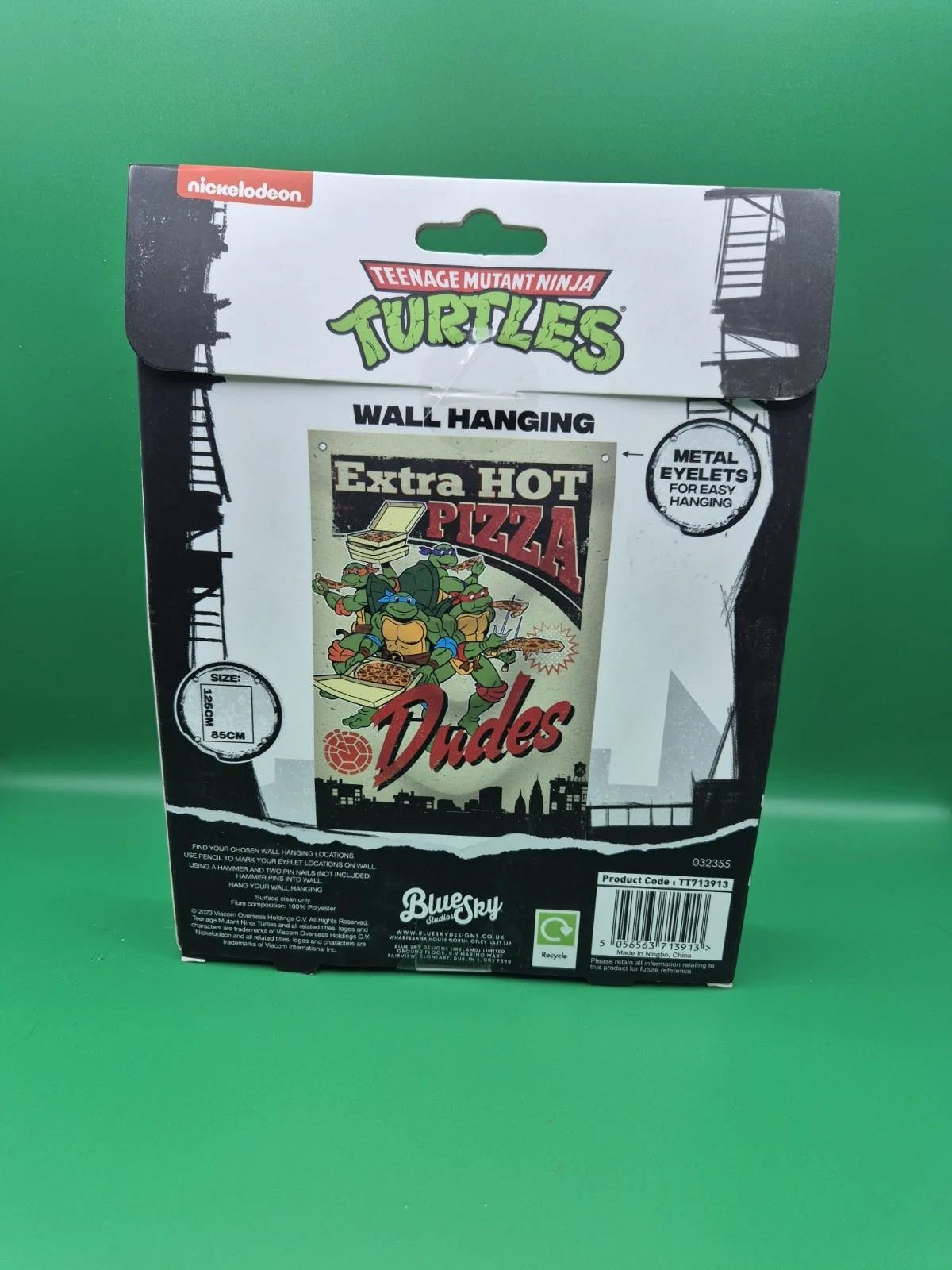 Teenage Mutant Ninja Turtles XL Fabric Wall Banner BNWT, image 2