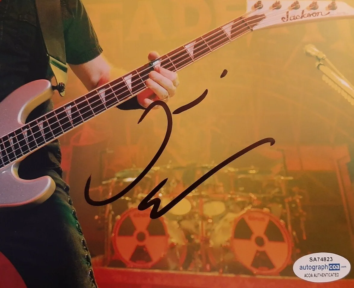 Dave Ellefson Megadeth signed autographed 8x10 photo ACOA COA #SA74823, изображение 2