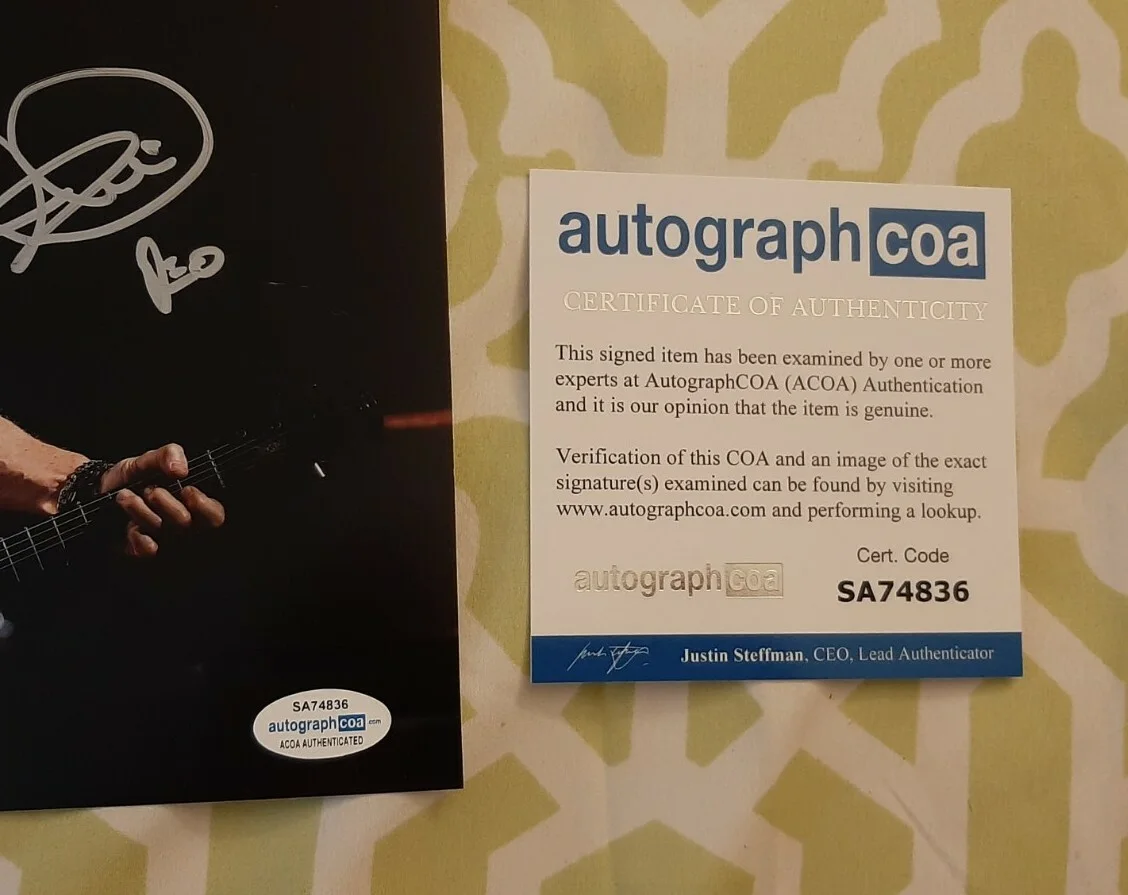 Kevin Cronin REO Speedwagon signed autographed 8x10 photo ACOA COA #SA74836, изображение 3