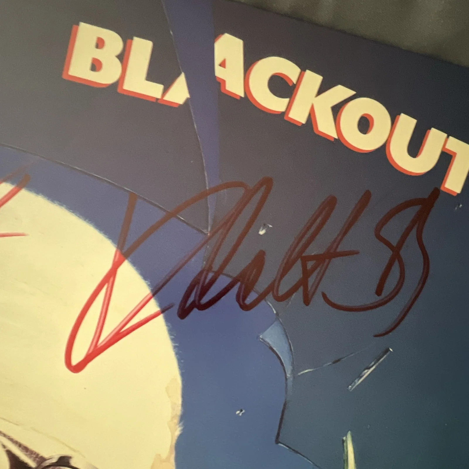 Framed Scorpions Blackout Signed Autographed Vinyl LP Record Original, image 4
