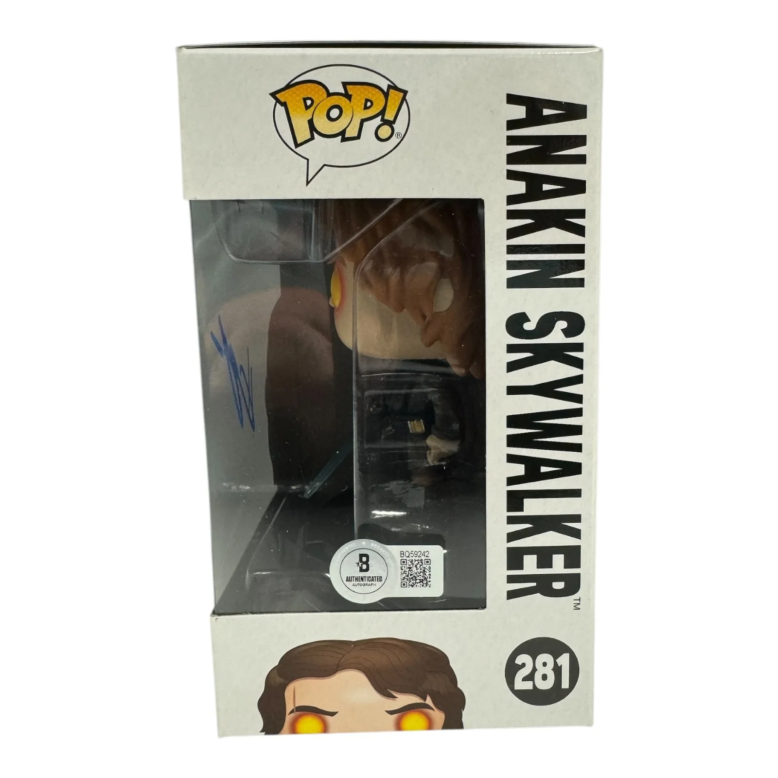 Hayden Christensen — Hayden Christensen Signed Autograph Funko Pop Star Wars 281 Beckett BAS Anakin, image 2