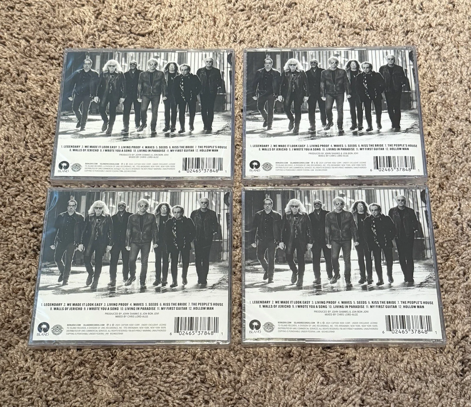 ✨ LOTE SELLADO de 4 álbumes CD Jon Bon Jovi Forever 2024 inserto firmado NUEVO ✨, изображение 3