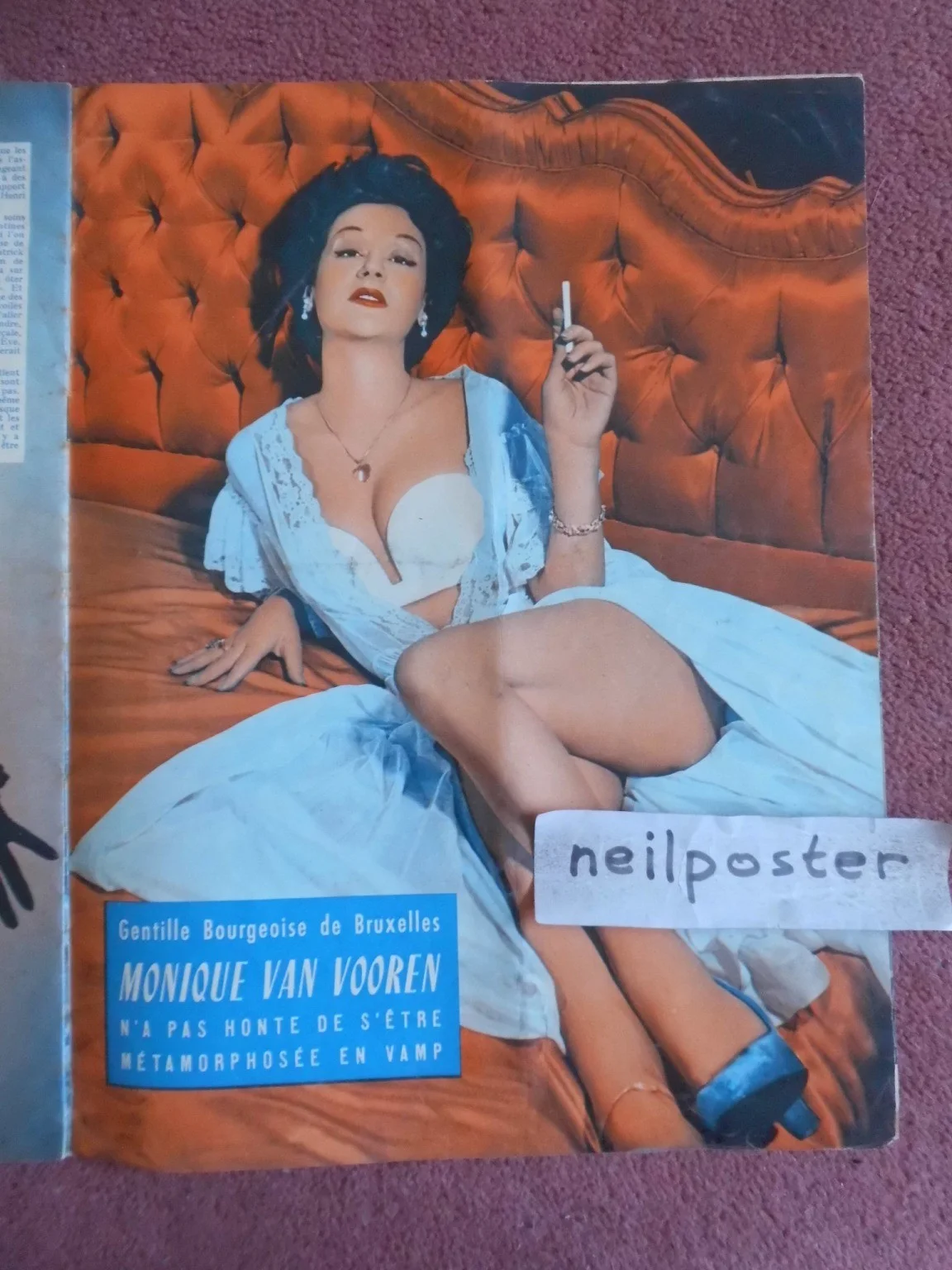 FROU FROU (1955) French mag BRIGITTE BARDOT, CYD CHARISSE, MONIQUE VAN VOOREN, изображение 2