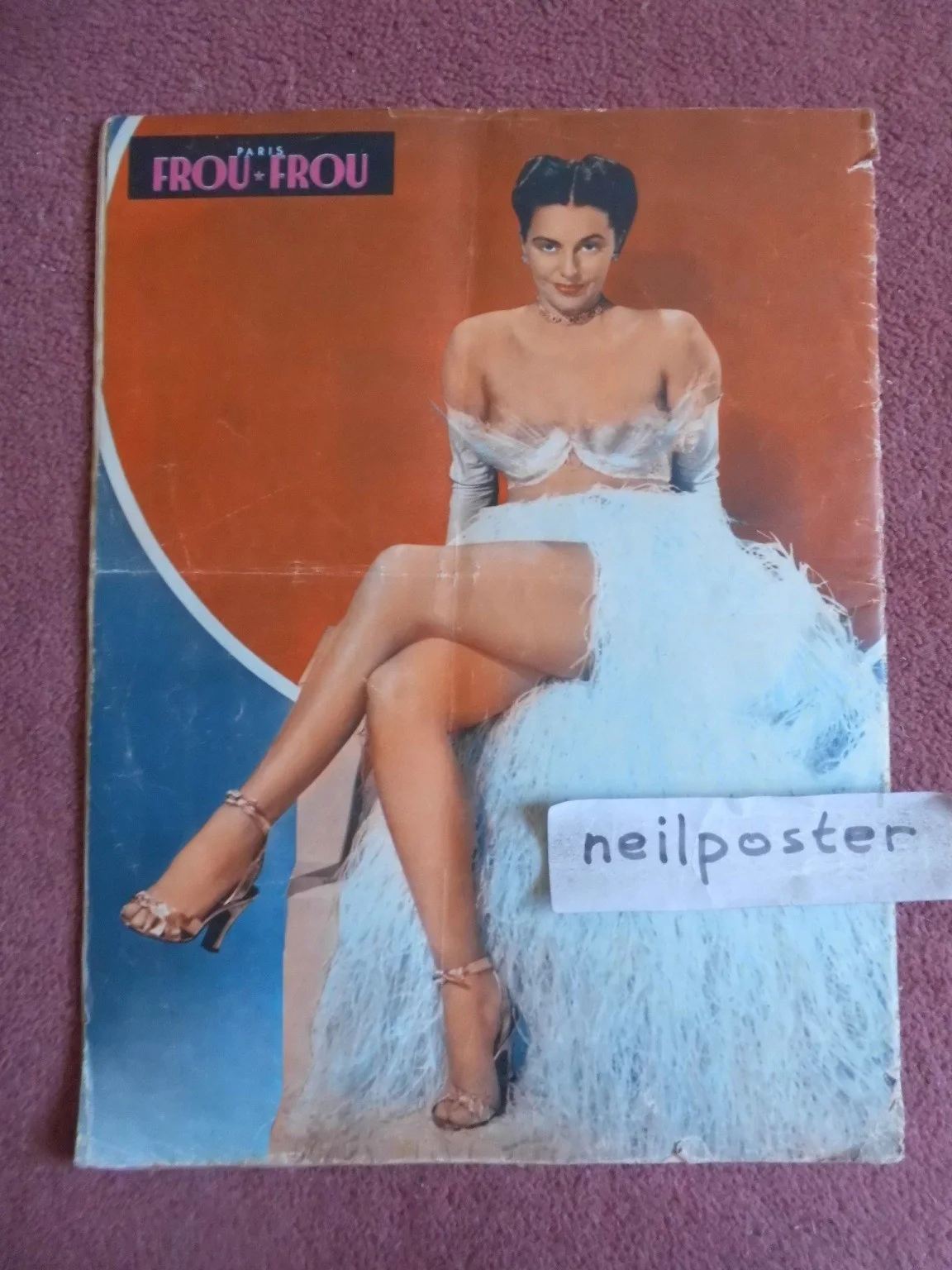 FROU FROU (1955) French mag BRIGITTE BARDOT, CYD CHARISSE, MONIQUE VAN VOOREN, изображение 3